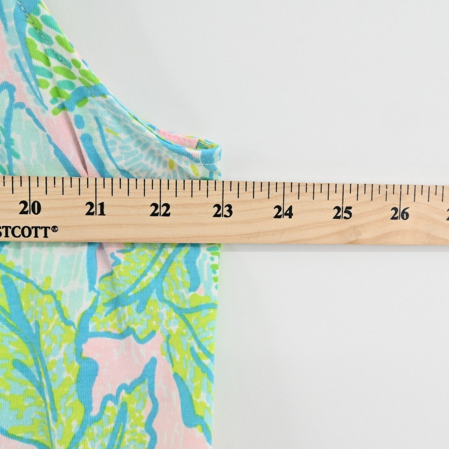 Lilly Pulitzer Kristen Top Size XL Vitamine Sea Citrus Green Blue Sleeveless