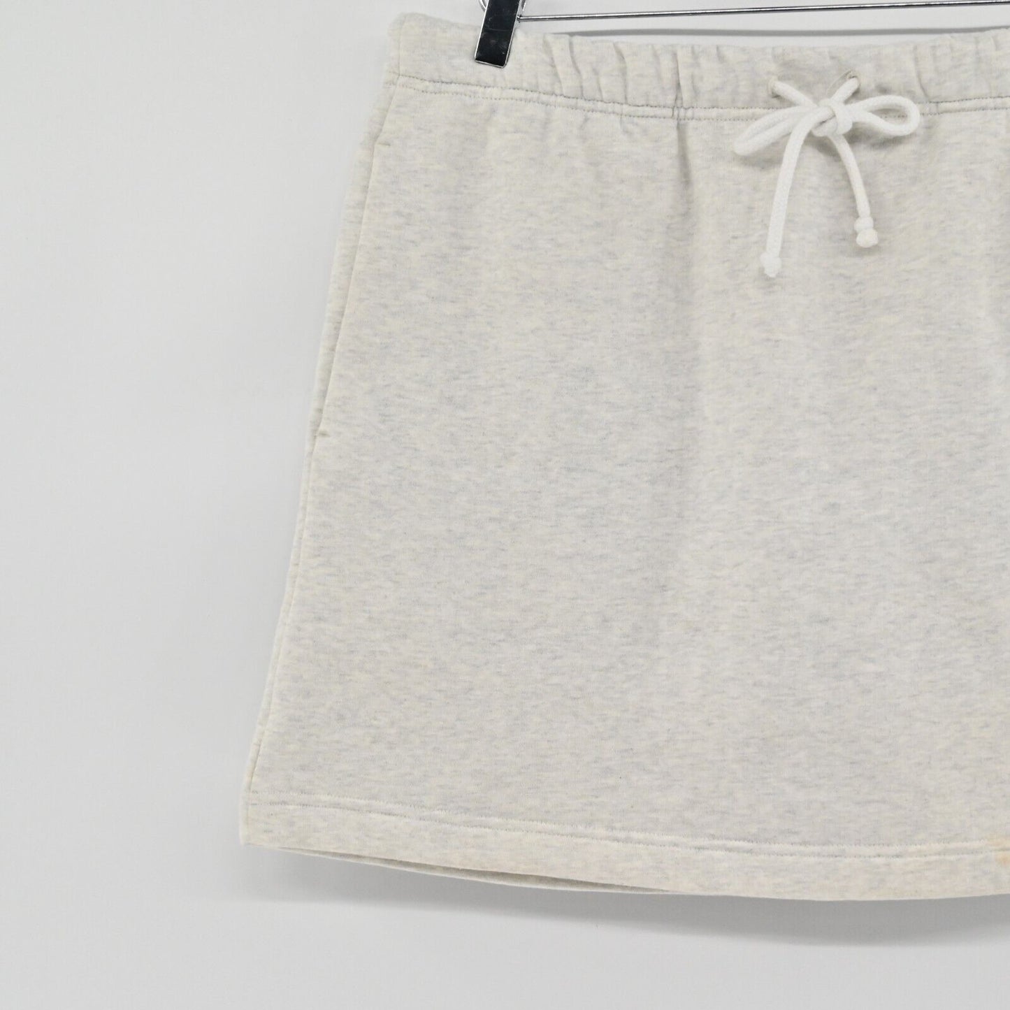 ARITZIA Skirt Womens Size L Wilfred Free SweatFleece Mini Drawstring Fleece Gray