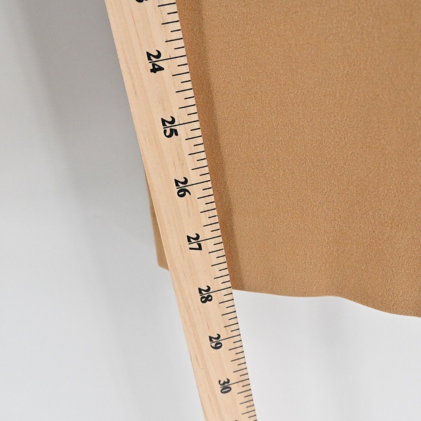 ANTHROPOLOGIE Pants Womens Size 2 Naomi Flare Tan Mid Rise Stretch Retro MAEVE