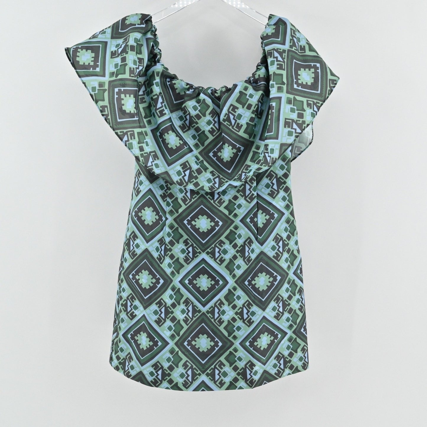 Baum und Pferdgarten Womens Size 6 Alice Ruffle Off The Shoulder Mini Dress