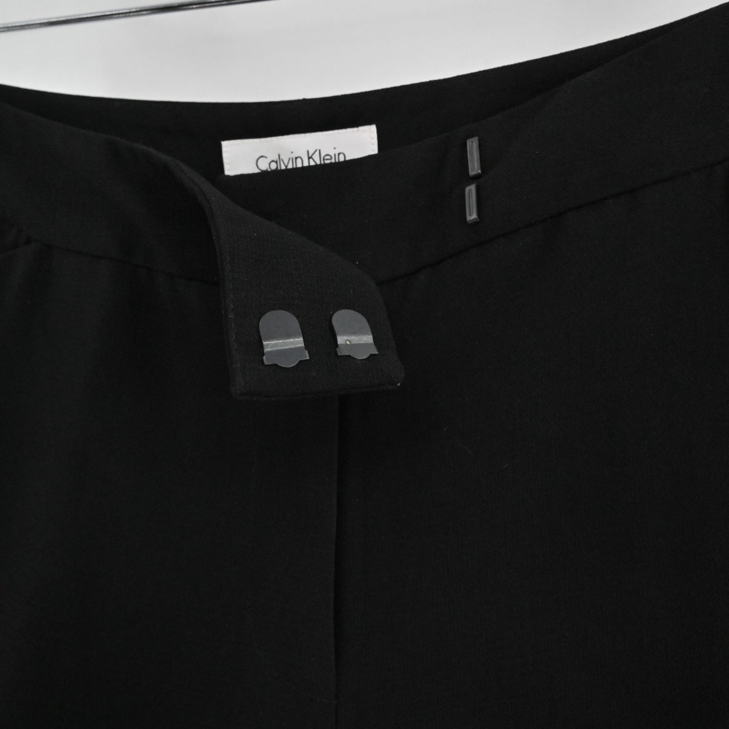 Calvin Klein Classic Black Flared Dress Pants Womens Size 6 High Rise Career
