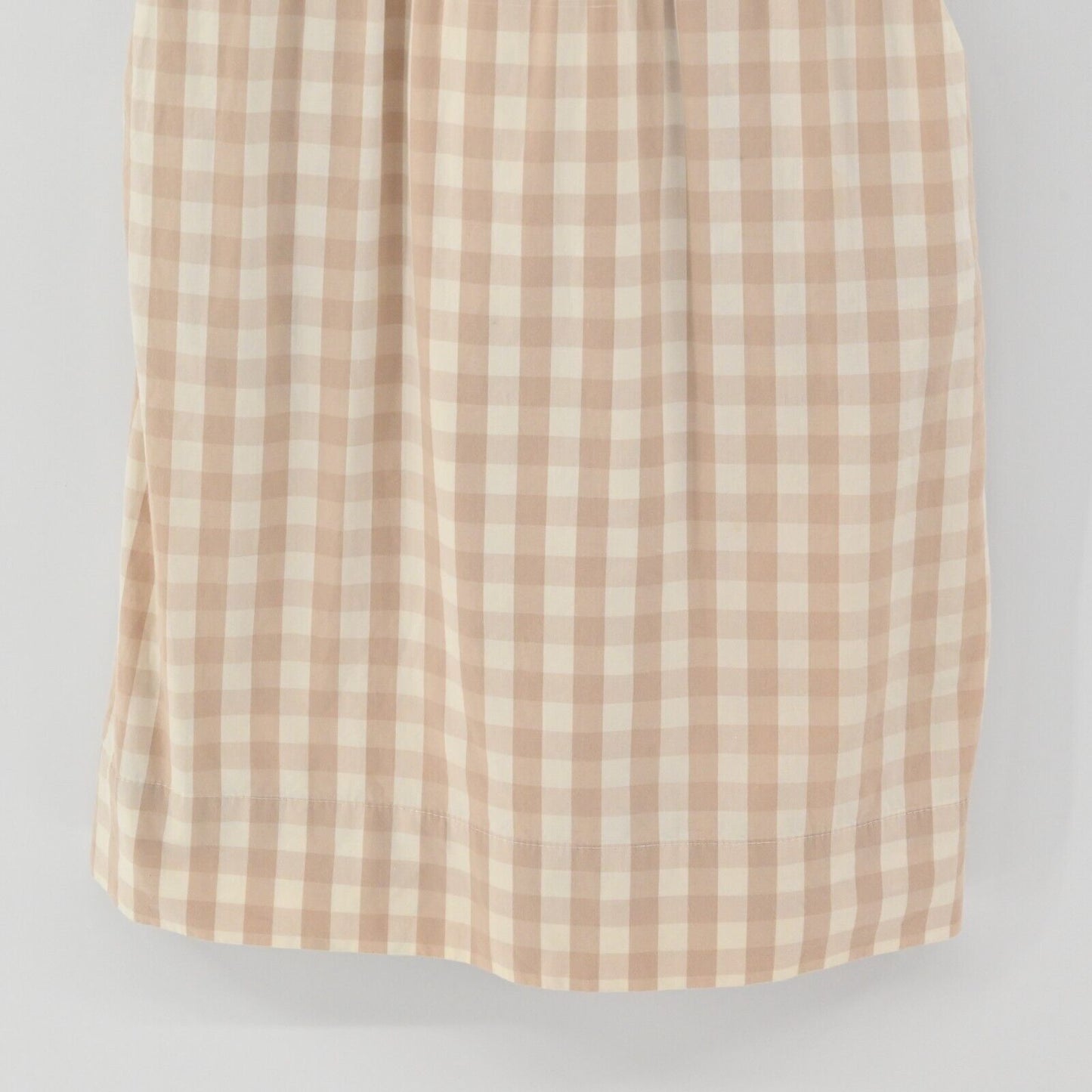 ANTHROPOLOGIE Dress Sz 4 HD In Paris Ribboned Poplin Gingham Sheath Cottagecore