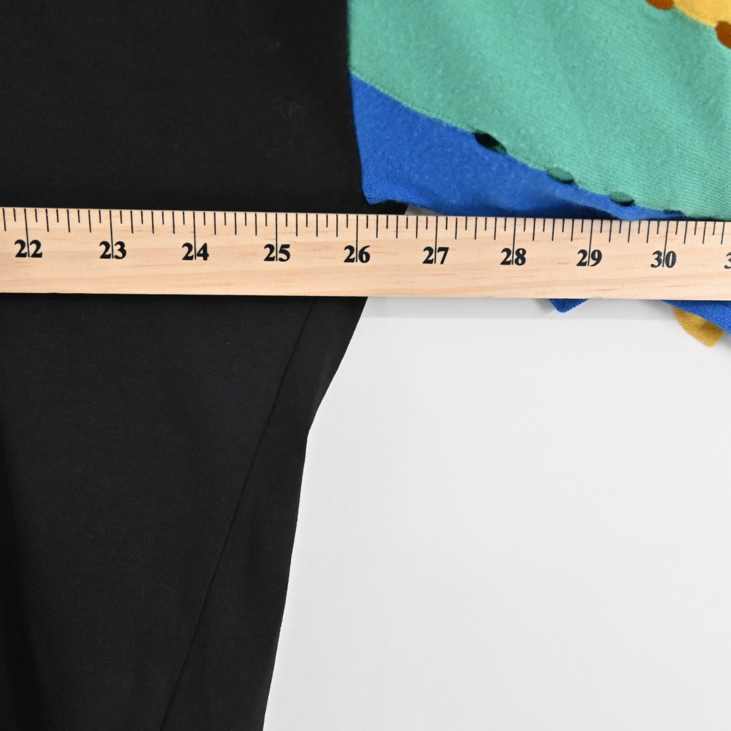 KNITSS Top Womens Size L Didi Knit Black Multicolor Rainbow Stripe Sleeve Shirt