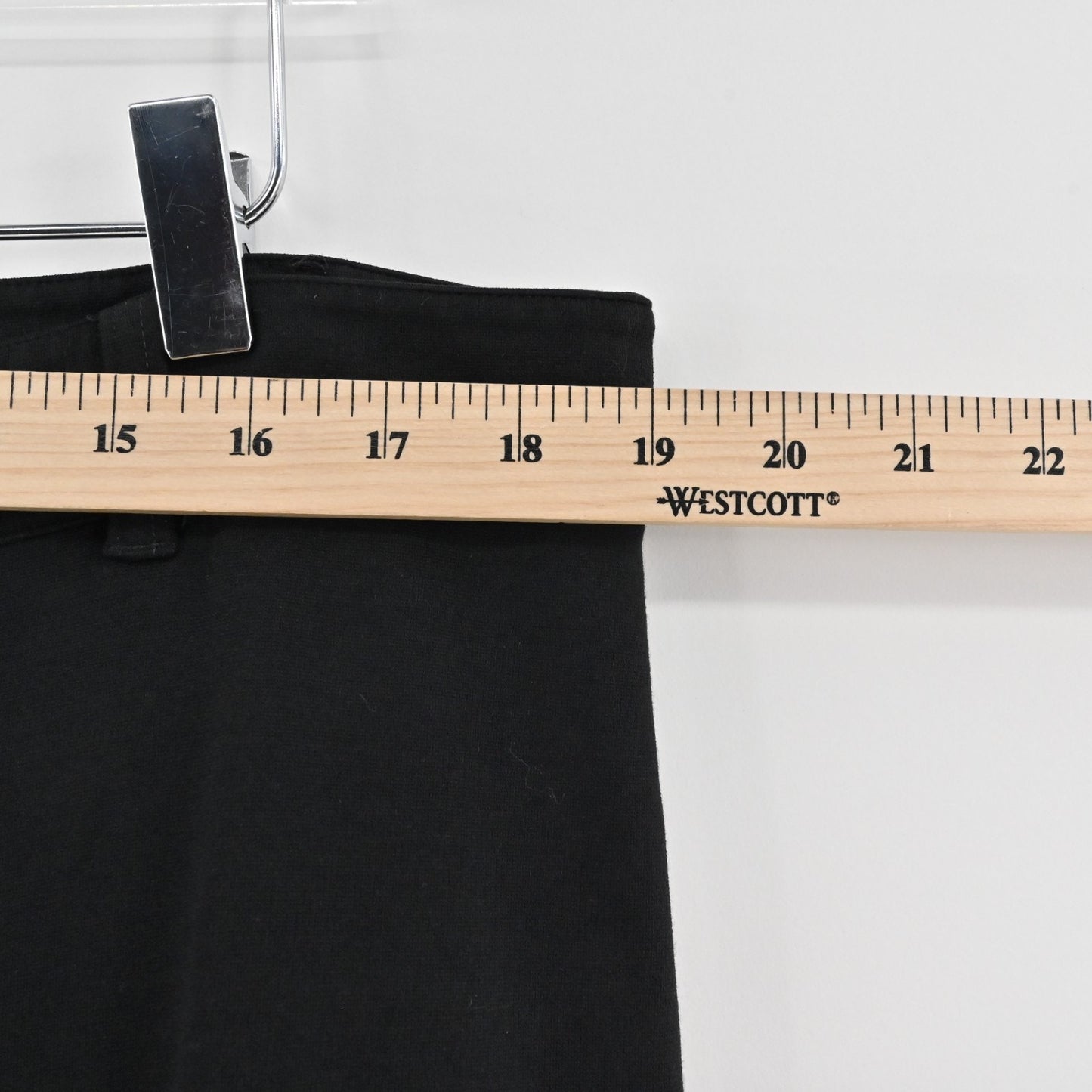 Eileen Fisher Womens Zip Ankle Pants Size L Black Skinny Leg Casual Stretch