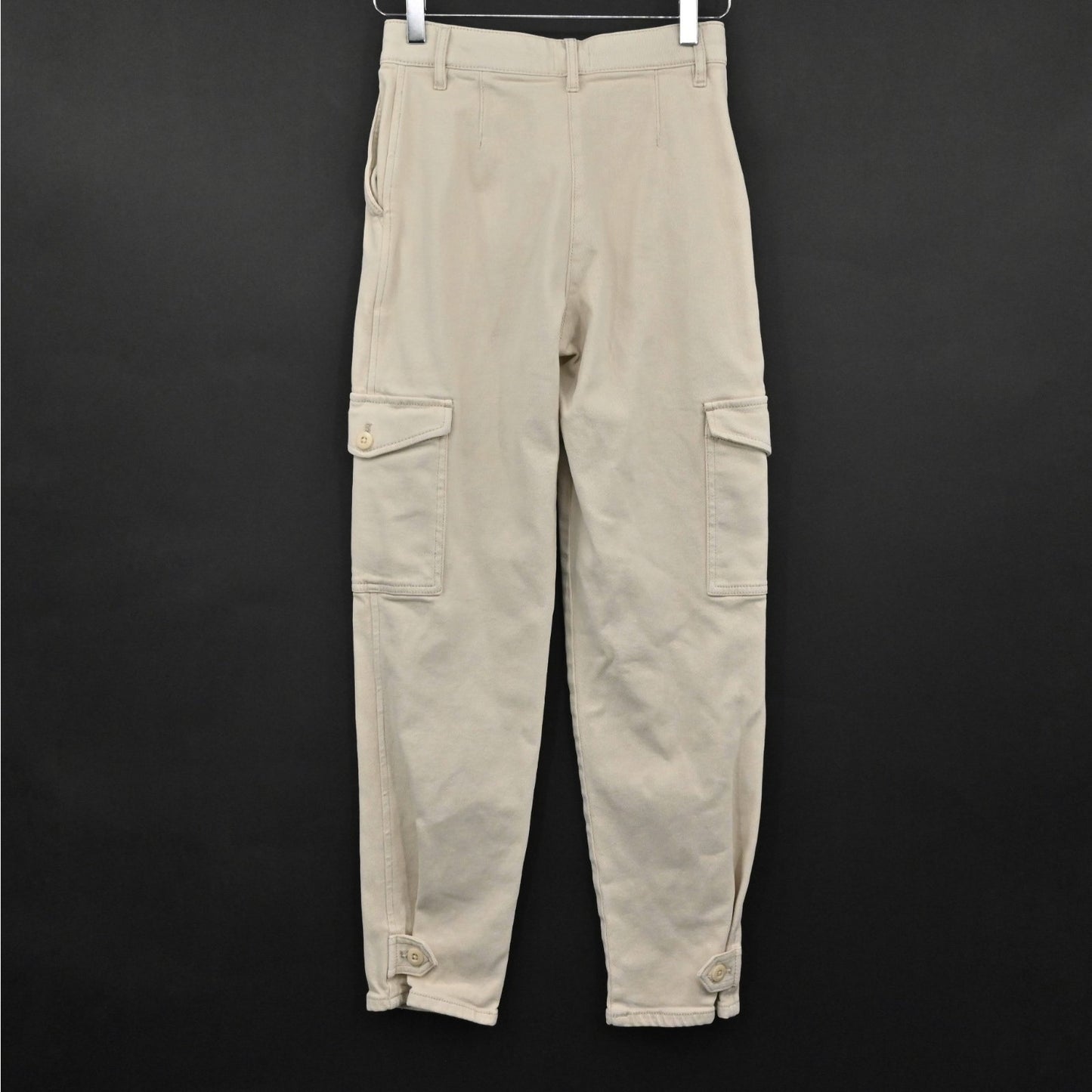 Aritzia Womens Wilfred Free Modern Cargo Pants Size 0 High Rise Tapered Cream