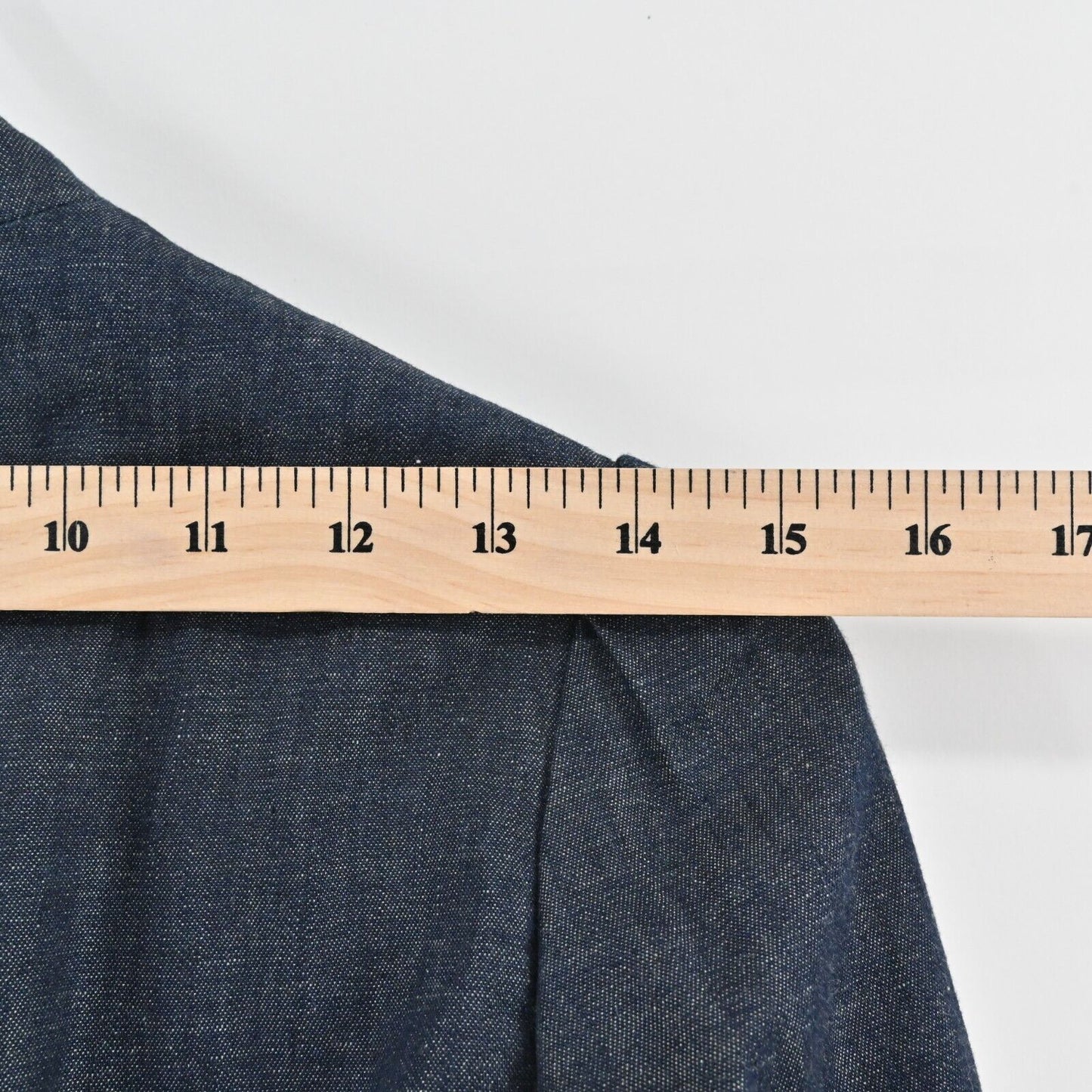 MARC JACOBS Peplum Denim Jacket Stand Collar Size 2 Puff Sleeve Vintage Y2k 00s