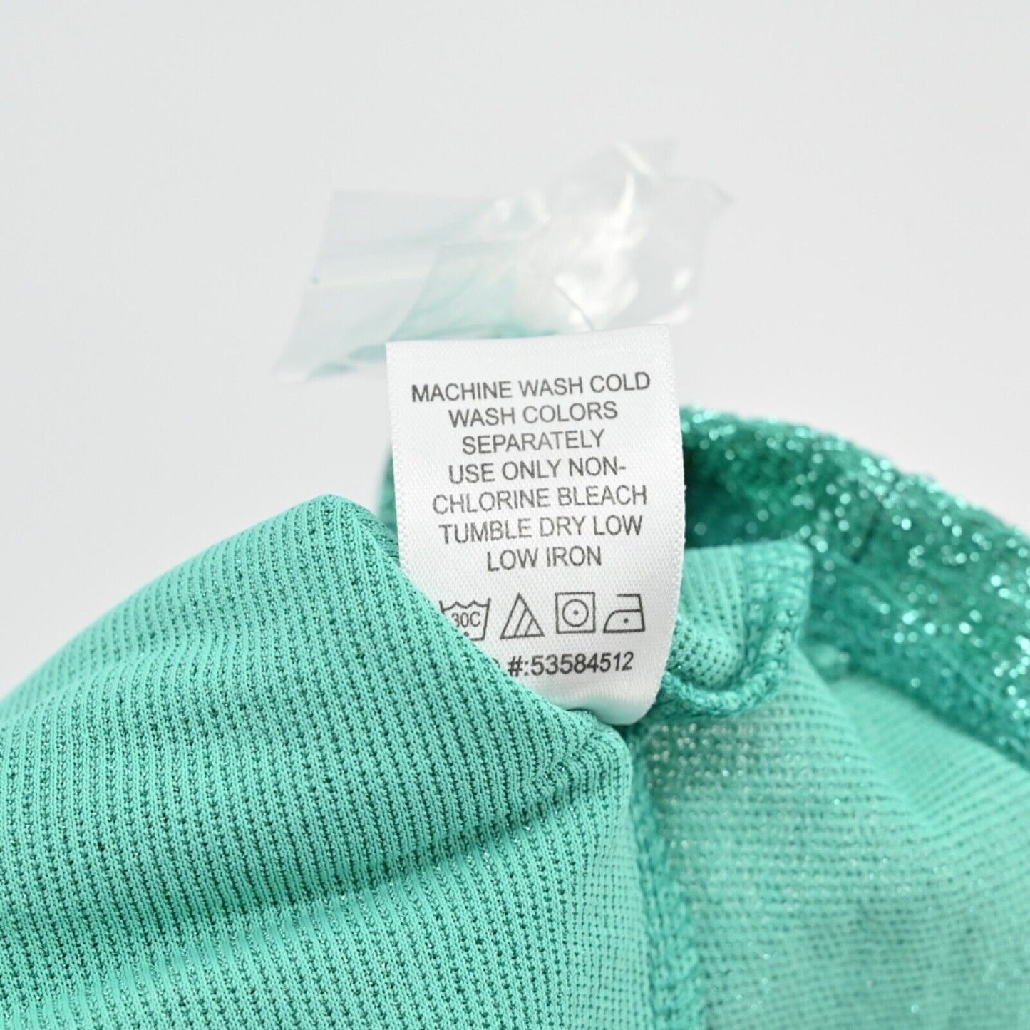 New JESSICA LONDON Womens Plus Size 26/28 Metallic T Shirt Top Teal Green Glam