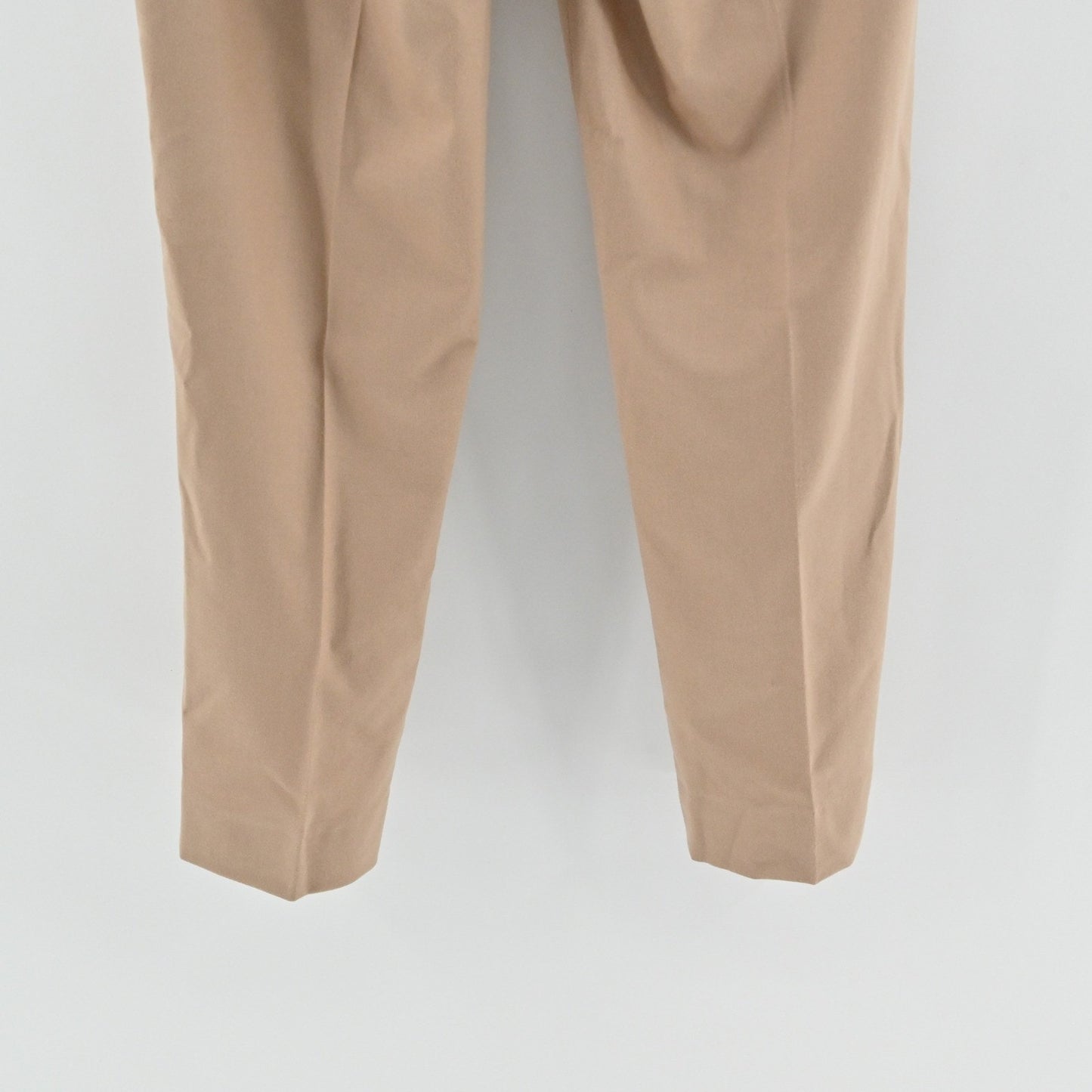 Lafayette 148 Barrow Wool Cashmere Pants Size 12 Tan Trousers Corpcore Luxury