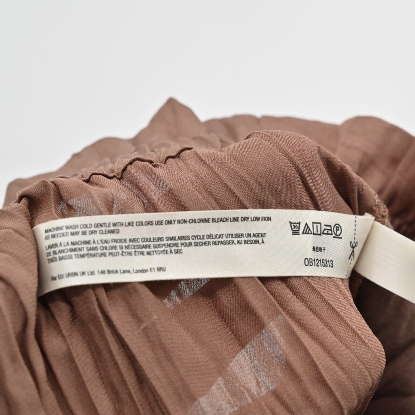 ANTHROPOLOGIE Womens Bria Joggers Size M Satin Brown Pleated SATURDAY SUNDAY