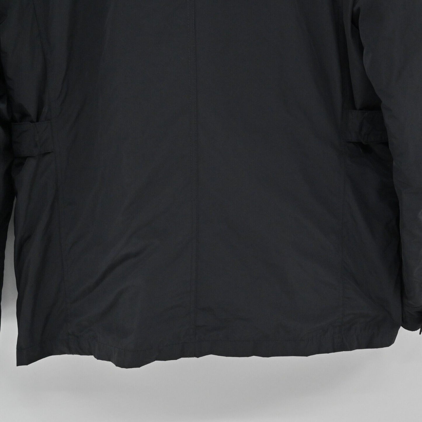 HETREGO Jacket Mens Size 58 Long Sleeve Black Zip Button Double Layer NEW