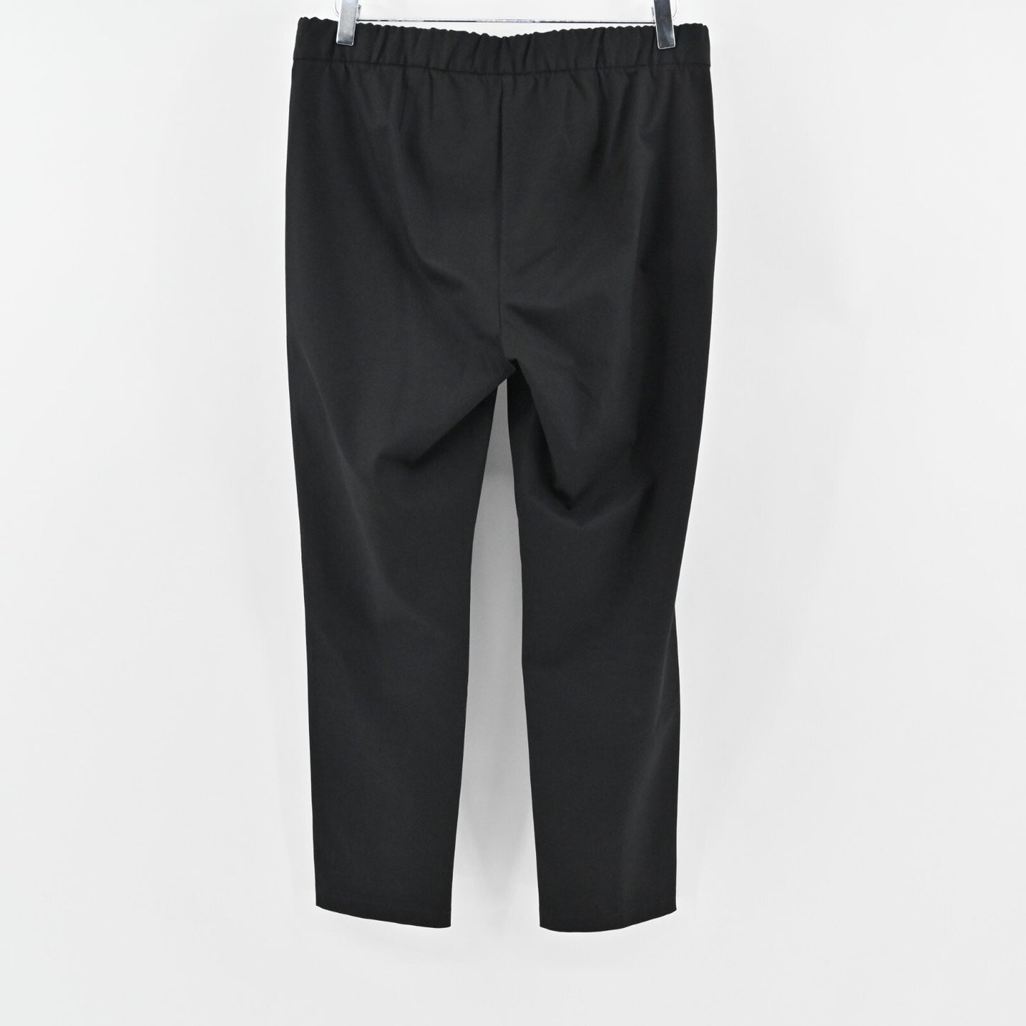 EILEEN FISHER Black Pull On Pants Womens Size S High Rise Slim Straight Ankle