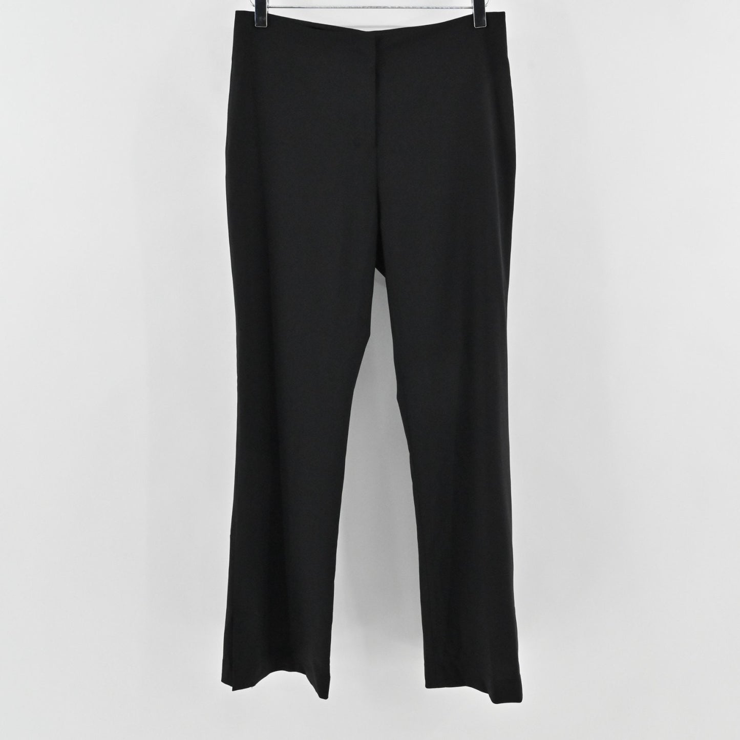 MM LaFleur Womens Wool Trouser Pants Size 4 Black Flare Office Workwear Career