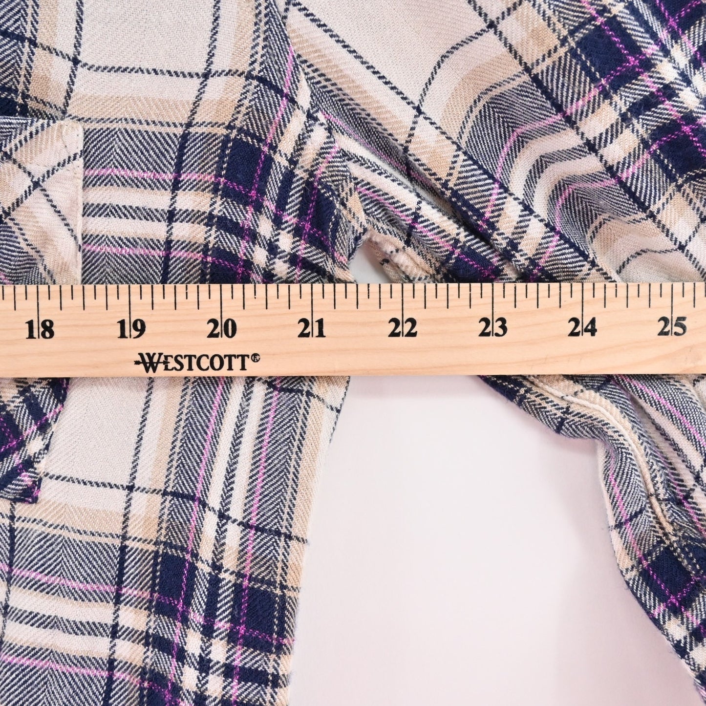 RAILS Hunter Top Womens Size S Button Blouse Stone Navy Fucshia Plaid Western