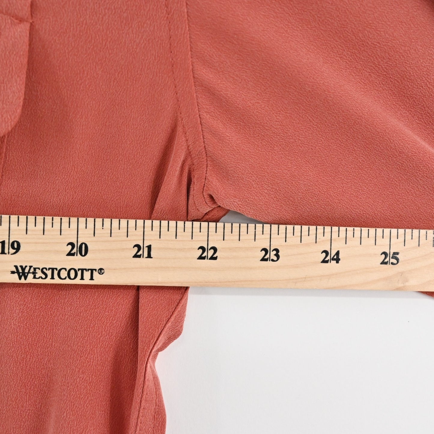 Equipment Womens Signature Silk Collar Shirt Size S Blouse Button Up Baked Clay
