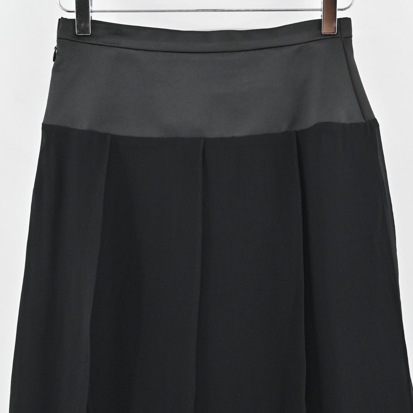 Frans Baviera Black Pleated Skirt Size S ALine Mini Whimsigoth Dark Academia