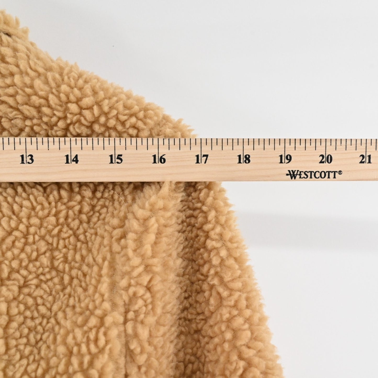 Madewell Portland Sherpa Camel Jacket Women M Faux Fur Button Front Teddy Coat