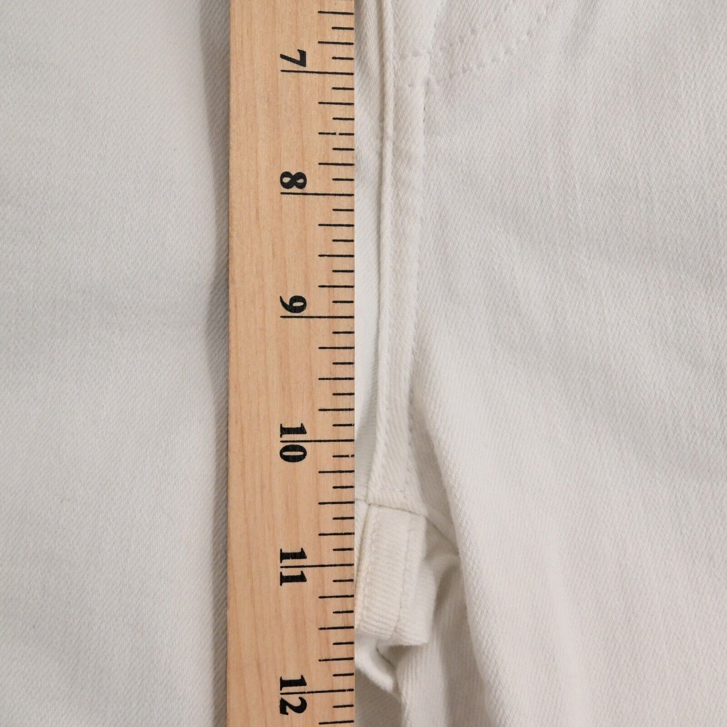 LAGENCE Jeans Womens Size 25 High Line Skinny High Rise Blanc Destruct White