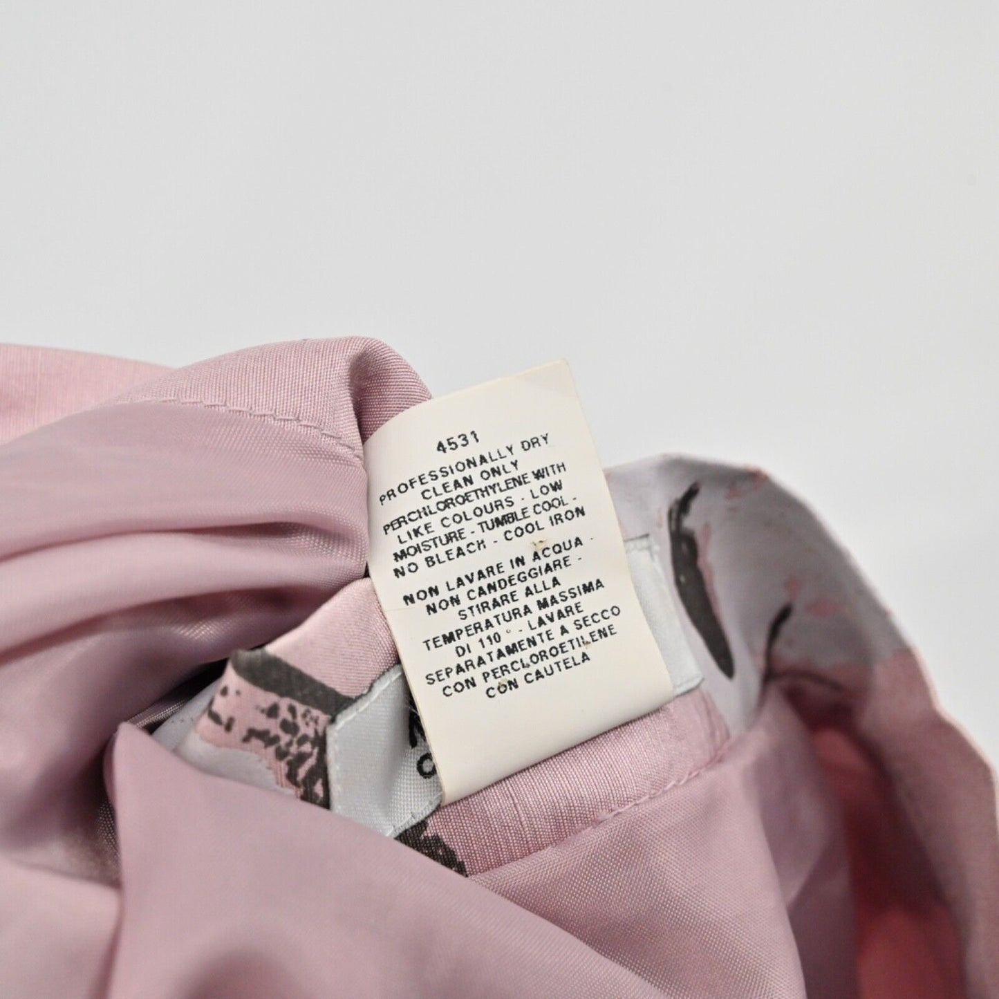 MOSCHINO Skirt Womens Size 8 Pink Floral 100% Silk Pleated Flare CHEAP AND CHIC
