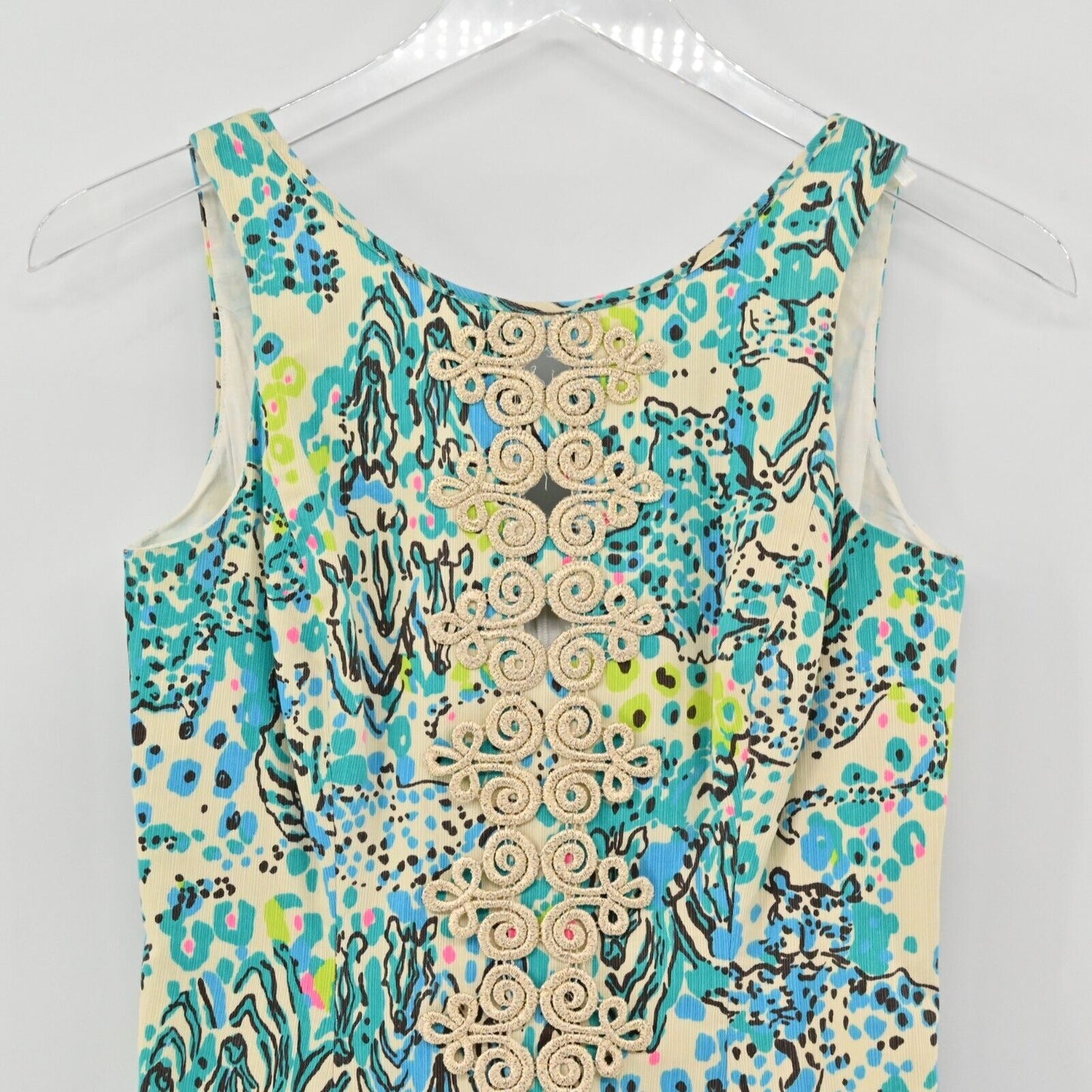 LILLY PULITZER Dress Womens Size 00 Ember Sea Oat Escapades in the Everglades