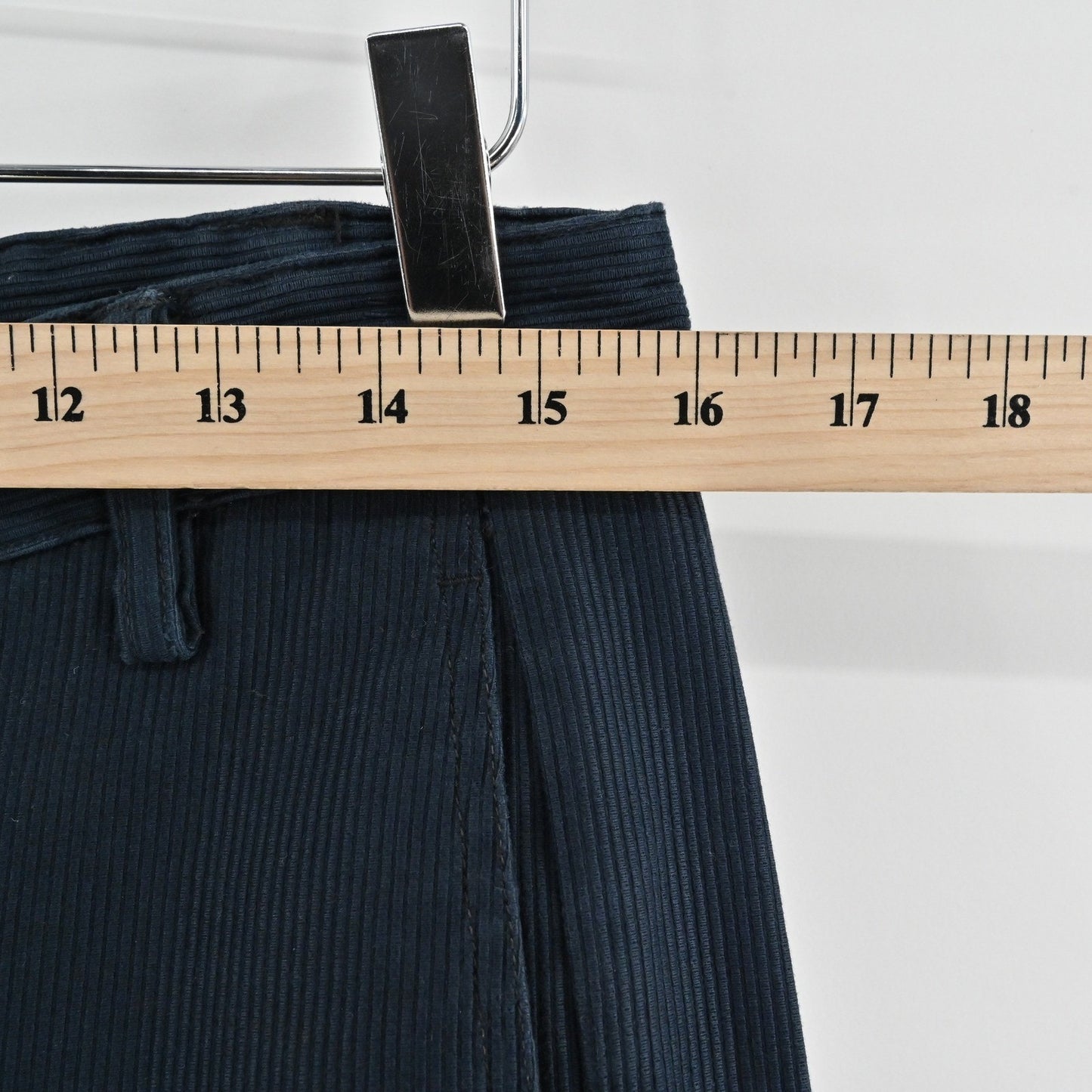 Marc Jacobs Womens Corduroy Pants Size 6 Navy Minimalist Quiet Luxury Trousers