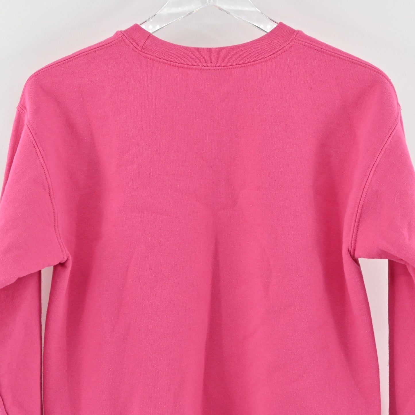 Gildan Womens Pink Merry Swift-Mas Christmas Sweatshirt Size S Swiftie Crew Neck