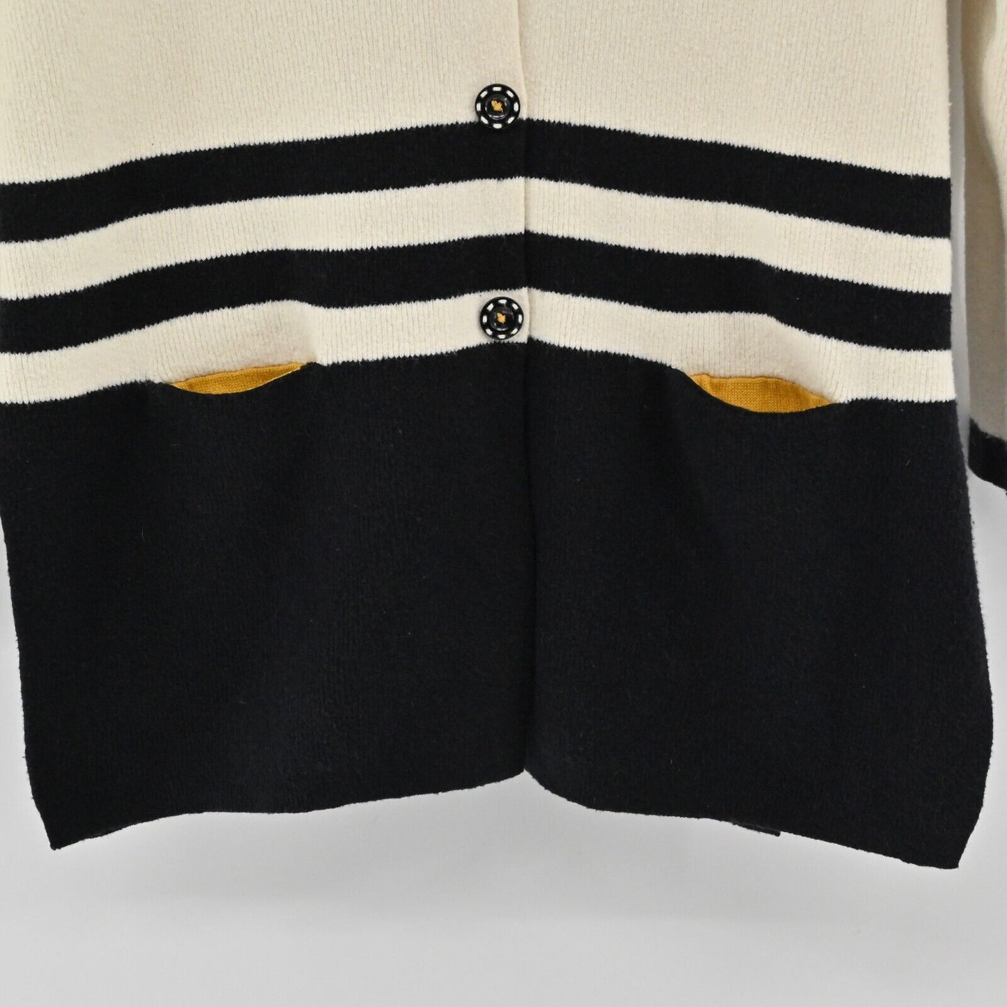 ANTHROPOLOGIE Sweater Womens Size XS ANGEL OF THE NORTH Cardigan Stripe Button