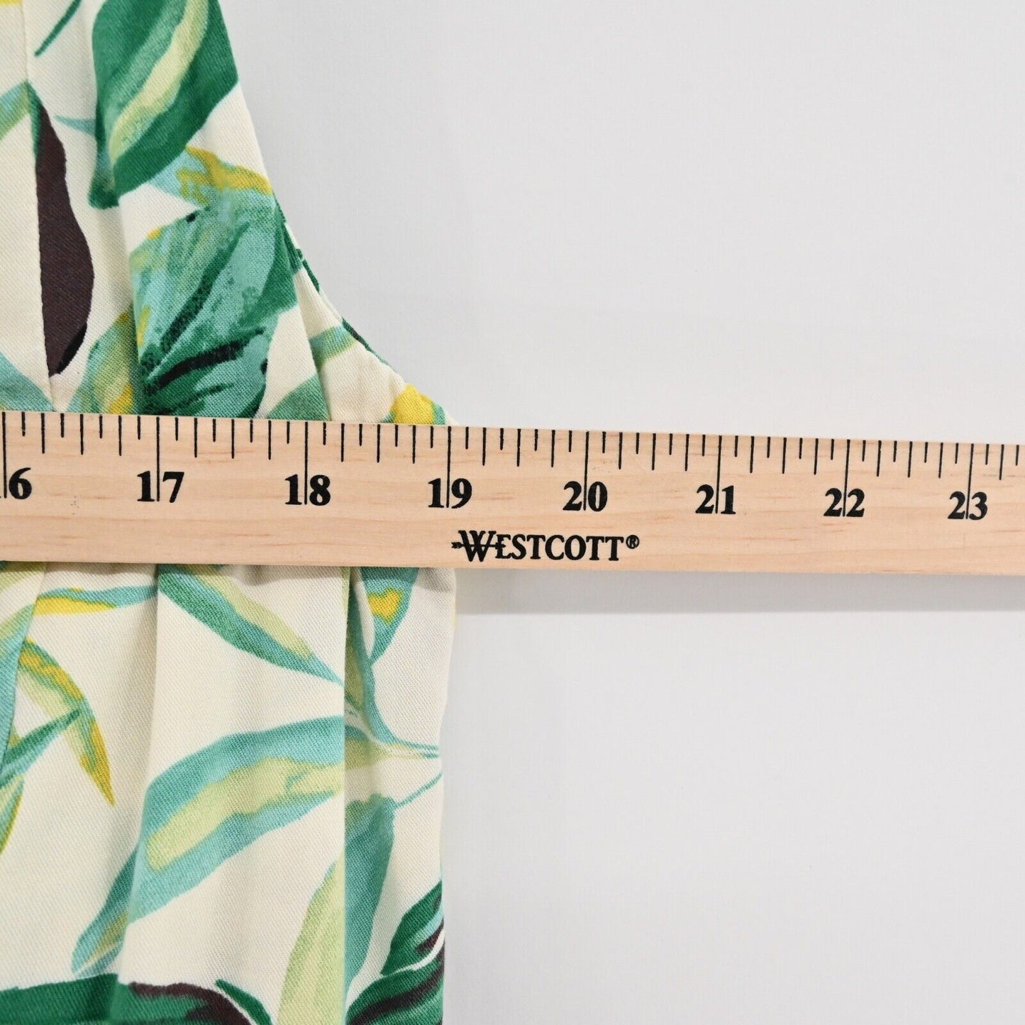 TORRID Romper Womens Size L Tropical Print Spaghetti Strap V Neck Ruffle Challis