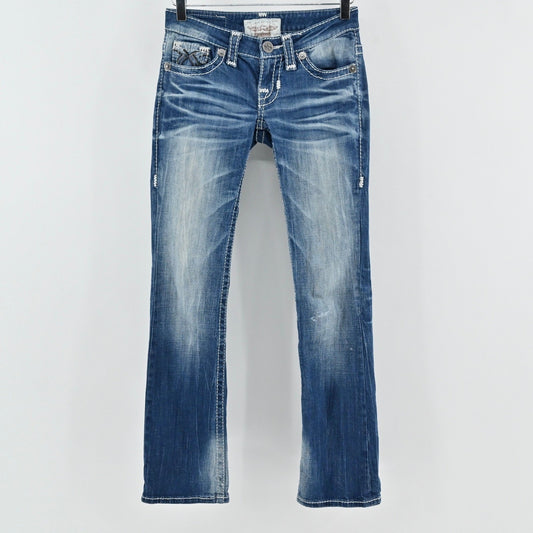 Big Star Womens Vintage Collection Liv Slim Boot Jeans Size 24 Western Low Rise