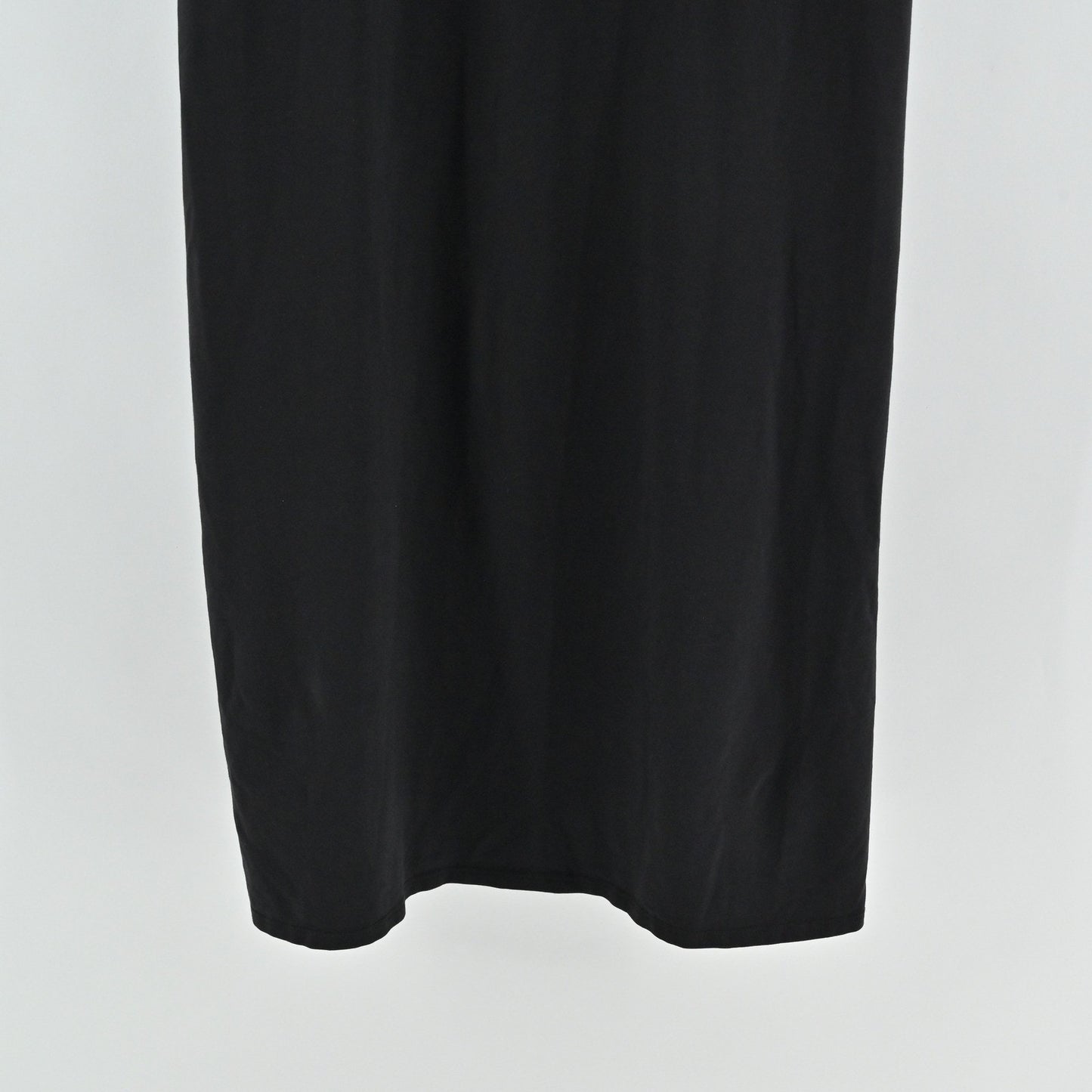 Eileen Fisher Womens Organic Cotton Midi Dress Size M Black Minimalist Lagenlook