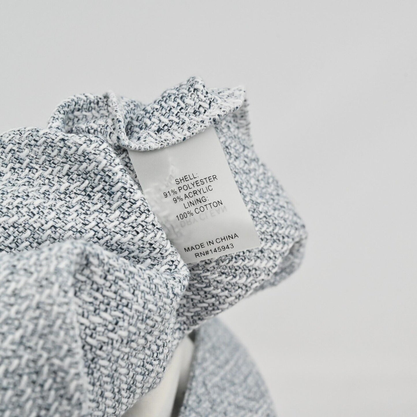 CHELSEA and WALKER Skirt Womens Size 4 Asymmetric Zipper Detail Tweed Mini