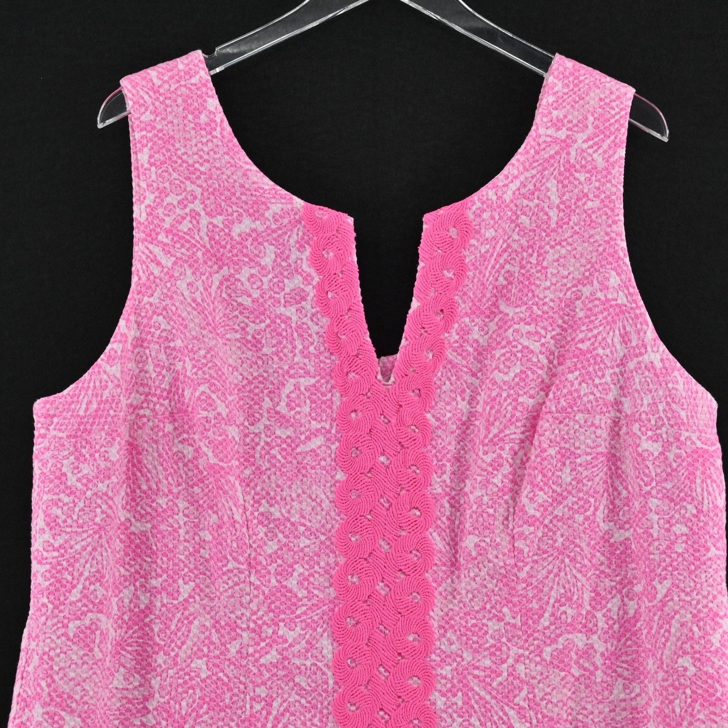Lilly Pulitzer for Target See Ya Later Dress Size 22W Pink White Sleeveless Bold