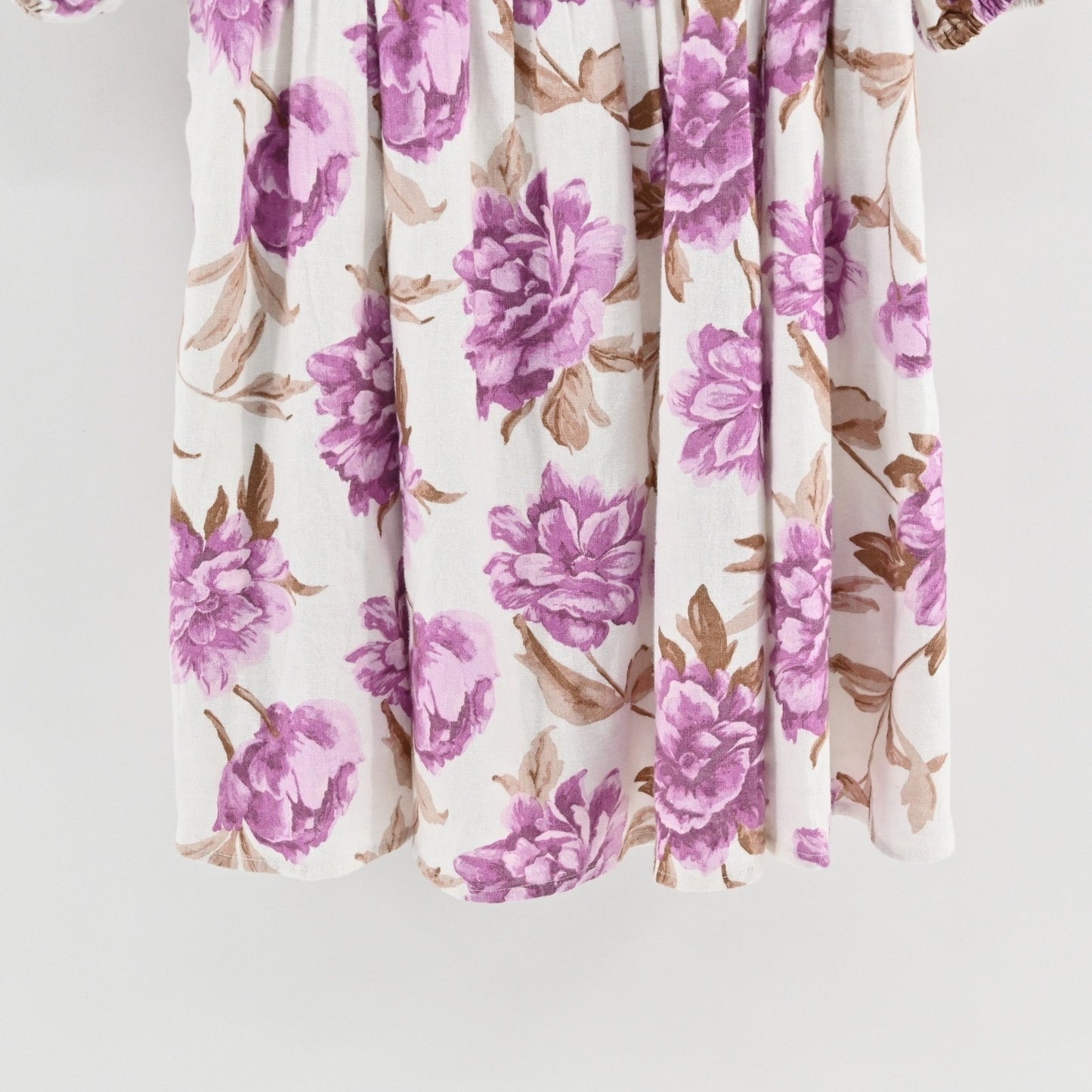 Abercrombie Fitch Emerson Floral Dress Size S Puff Sleeve Square Neck Romantic