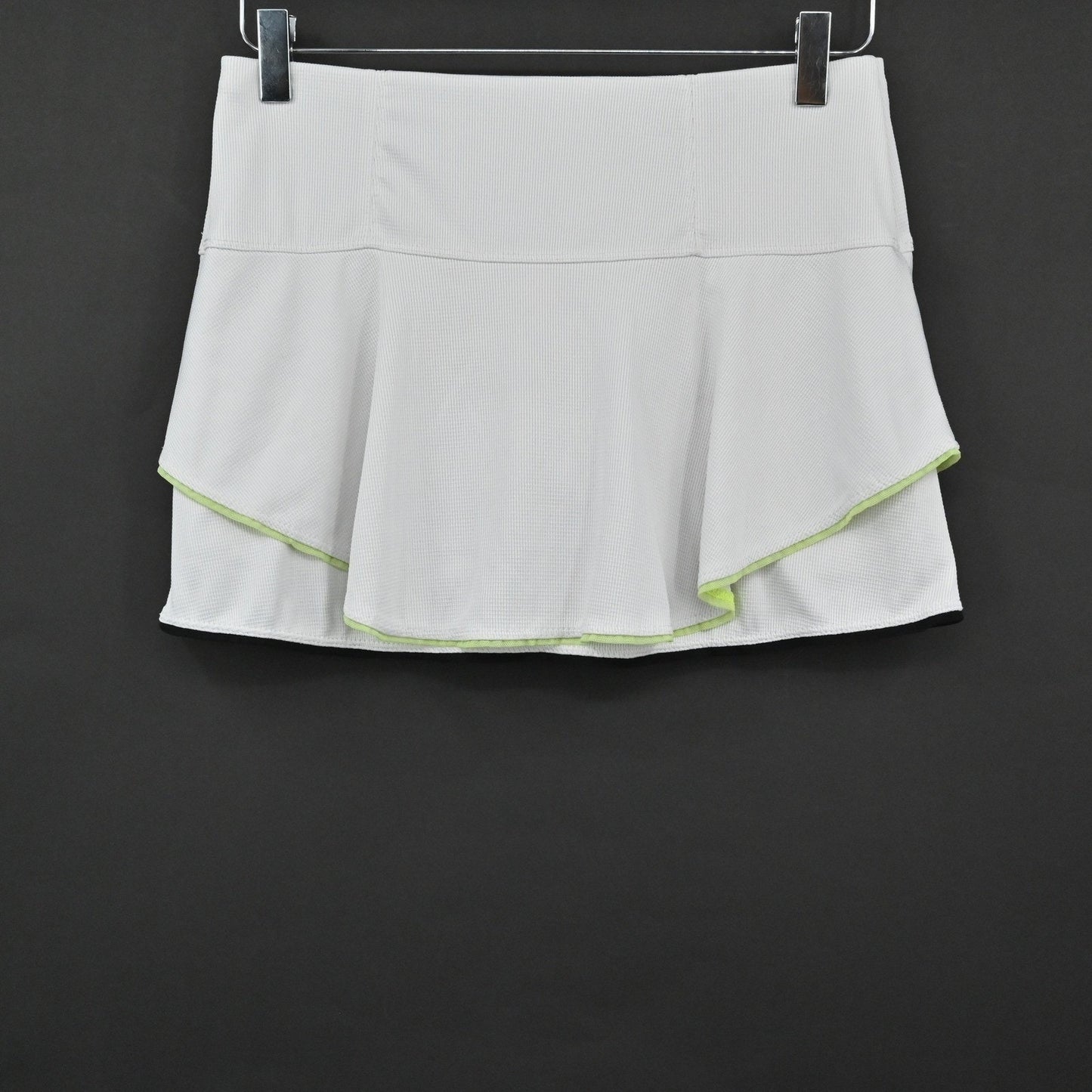 Lucky in Love White Skort Size S Tiered Skirt Tennis Golf Pickleball Athletic