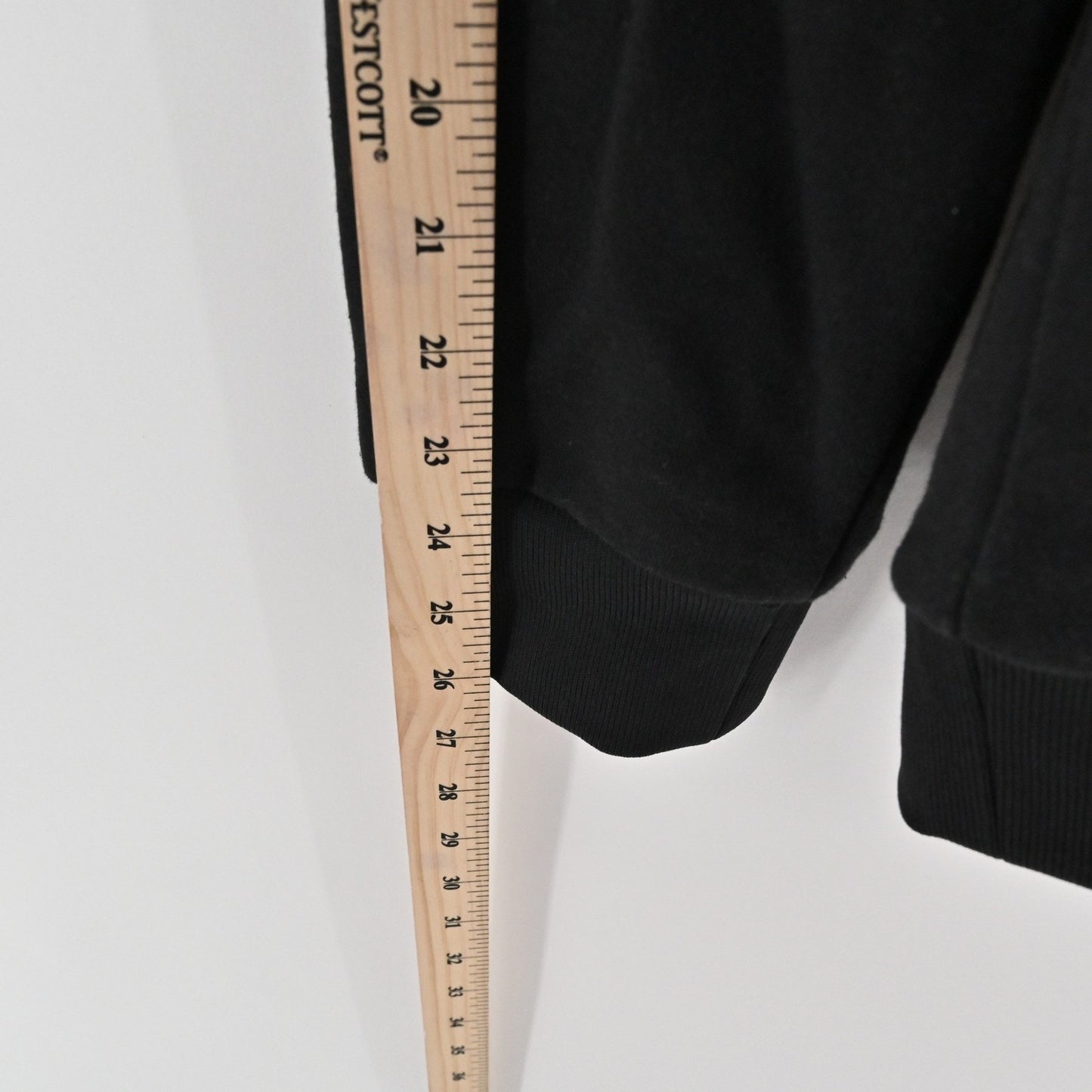 Karl Lagerfeld Mens Slim Fit Tonal Logo Sweatshirt Size L Black Crewneck Grunge