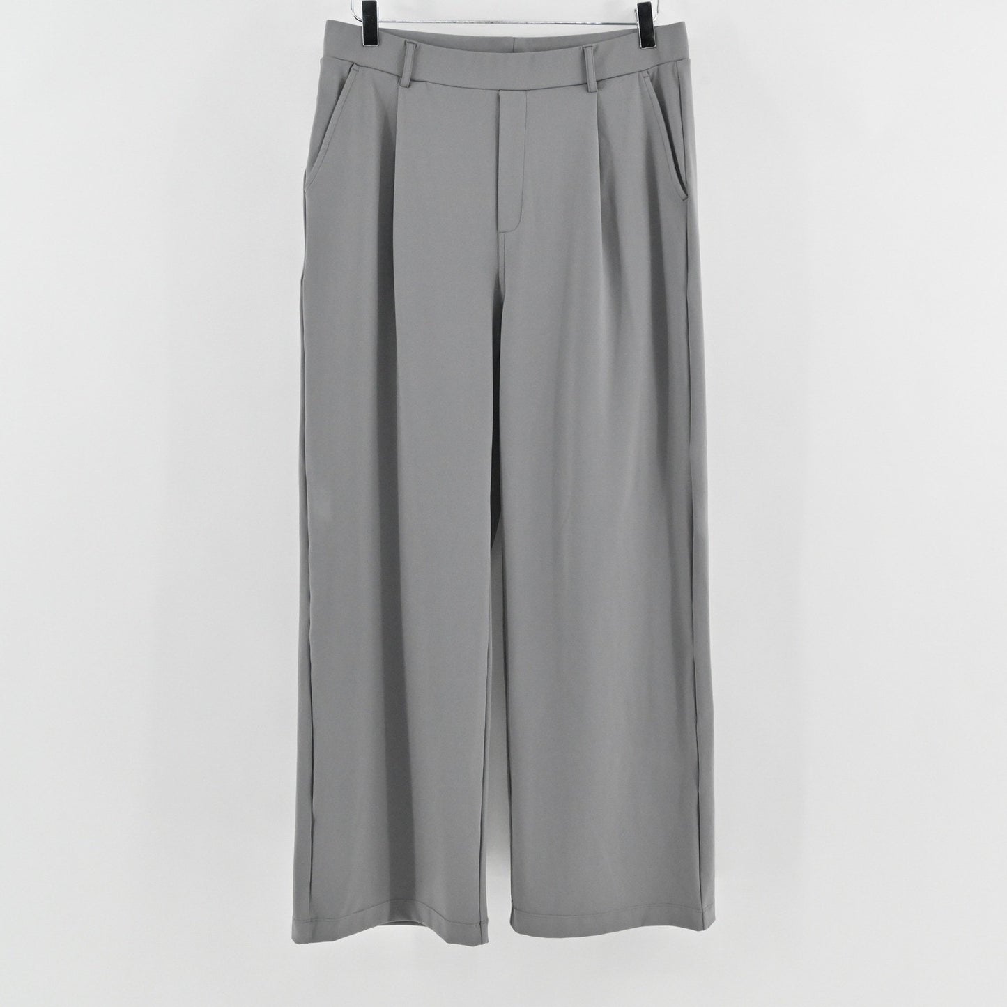 Halara Womens Flex High Waisted Straight Leg Crepe Pants Size L Comfy Minimalist