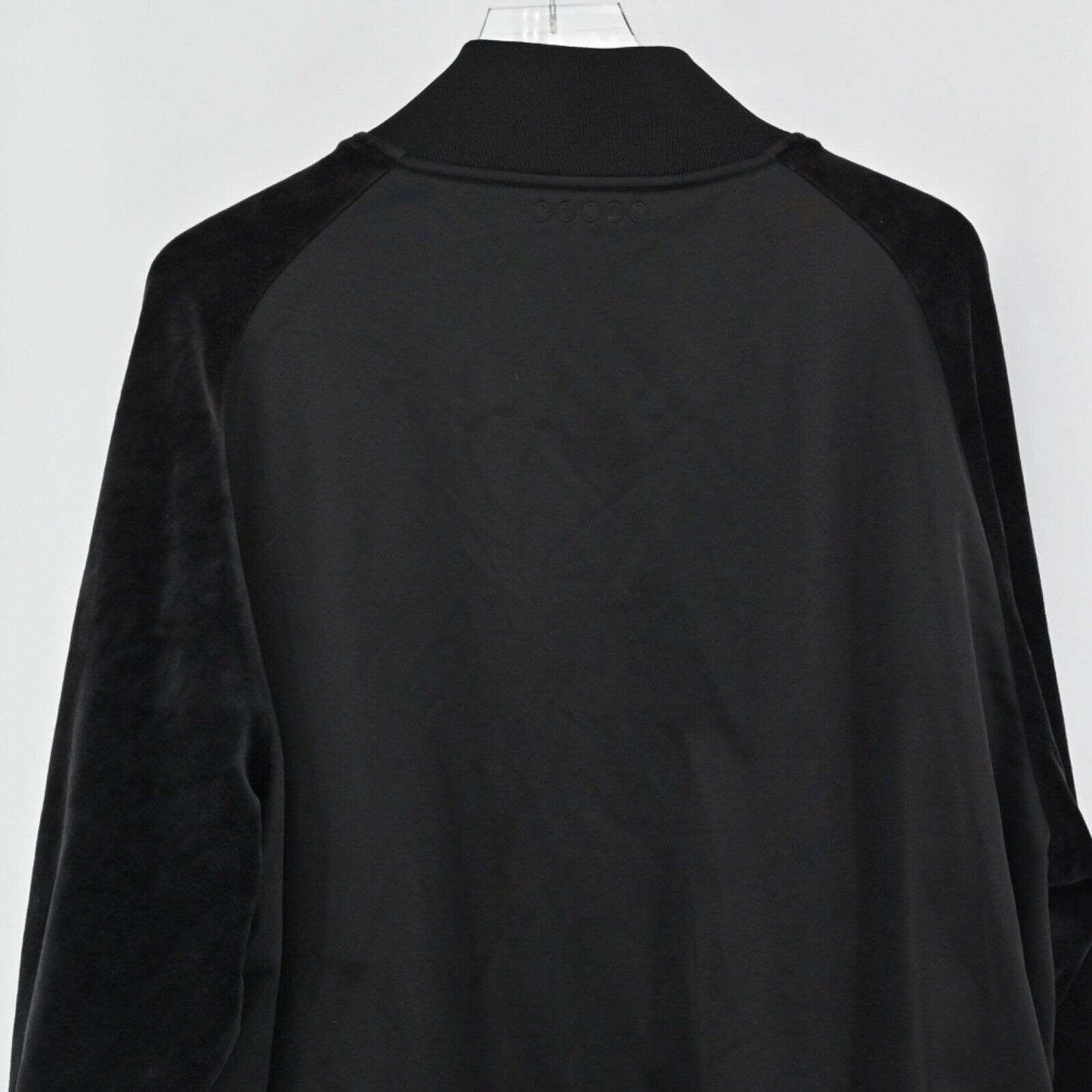 Vtg COOGI Jacket Mens Size 3XL Velour Track Black Full Zip Embroidered Retro 90s