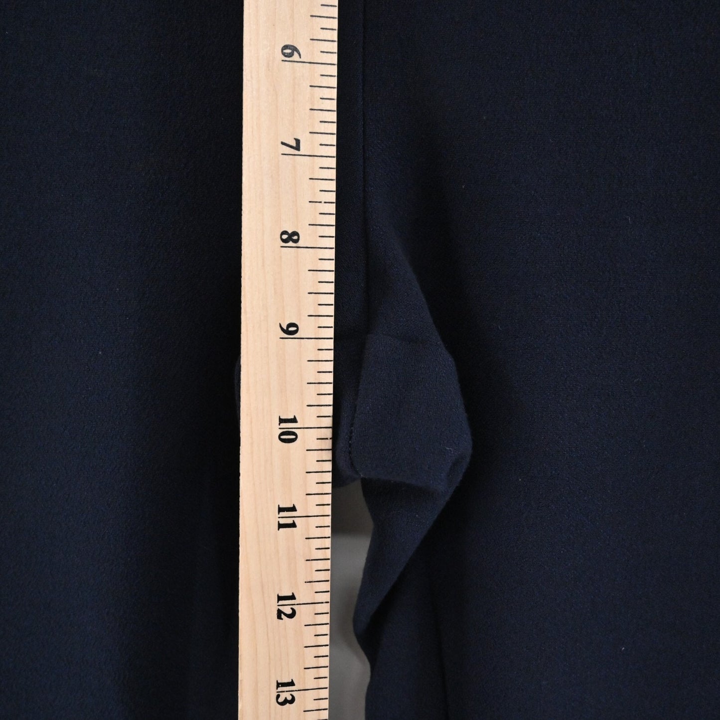 CHALAYAN Pants Womens Size 40 Navy Blue Quiet Luxury Stretch Pull On Skinny Leg