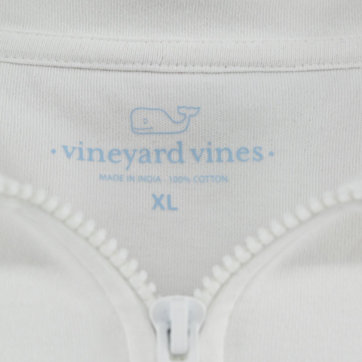 Vineyard Vines Womens Tiddings Tartan Pullover Size XL Preppy Jersey 1/4 Zip