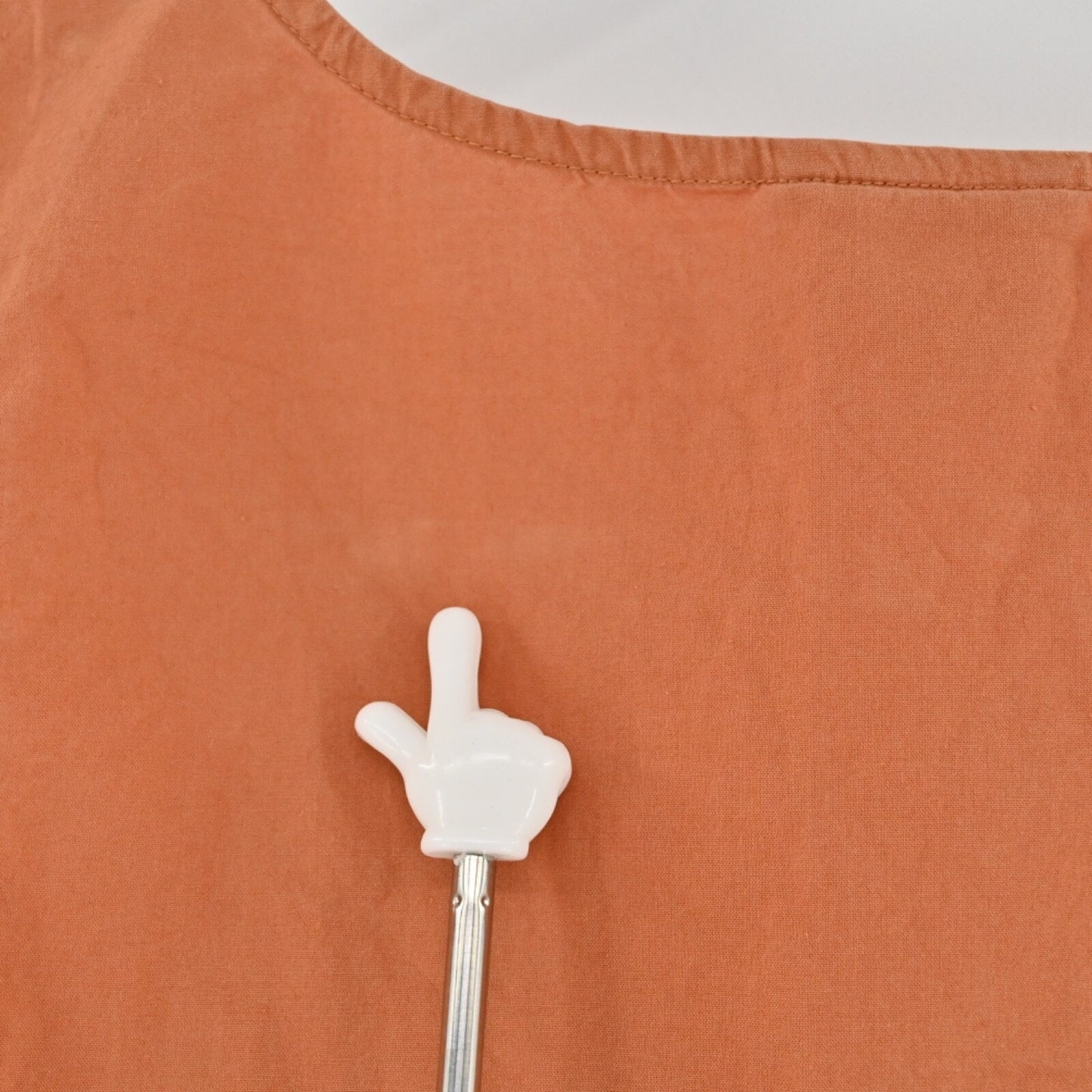 ANTHROPOLOGIE Womens Sienna Peplum Top Sz 2 Orange Boho Cotton Vanessa Virginia