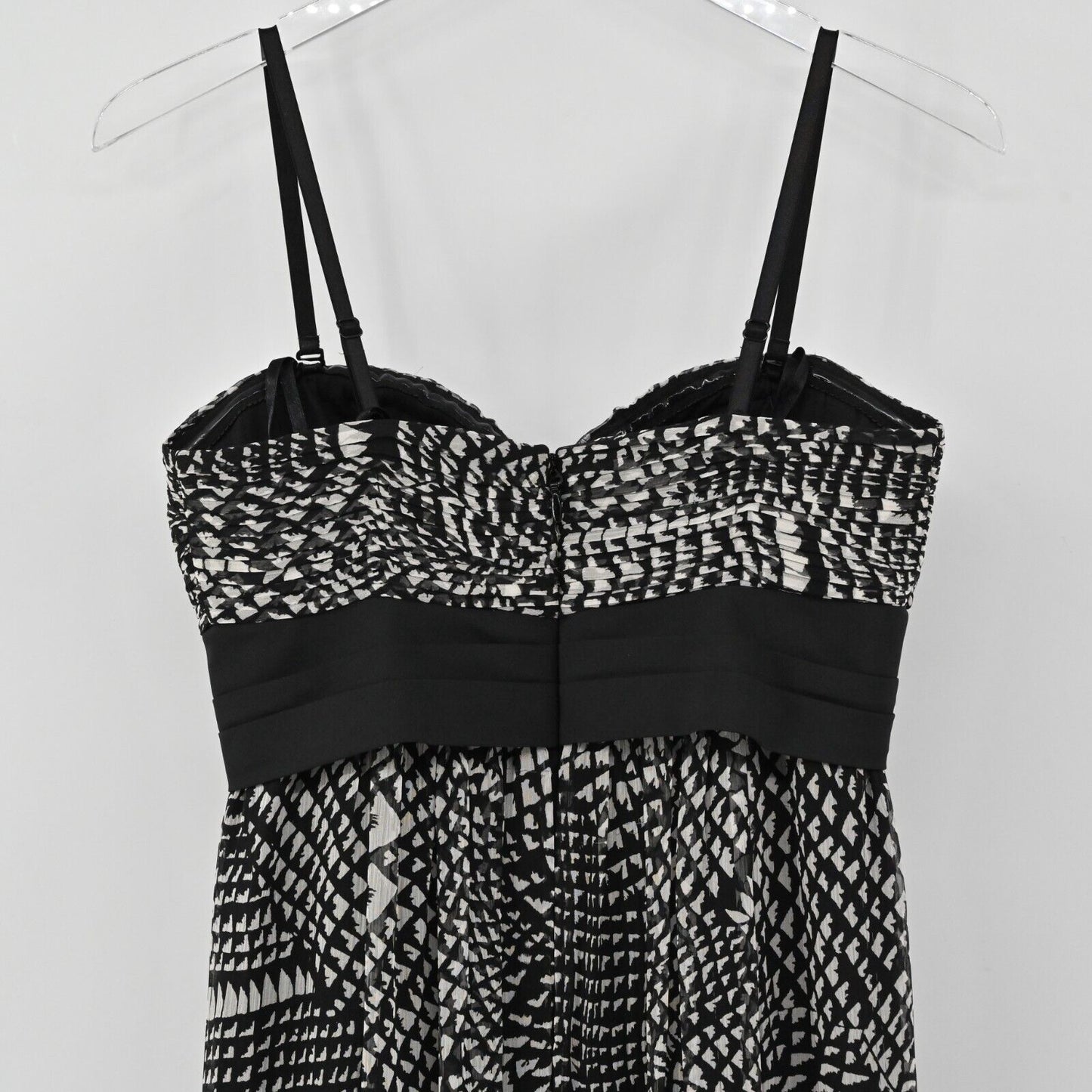 BCBGMAXAZRIA Dress Size 2 Maxi Sleeveless Sweetheart Neck Silk Sundress FLAW