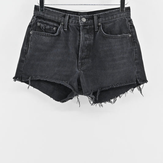 GRLFRND Womens Karolina Blackhearts Denim Shorts Size 27 Cutoff High Rise Jean
