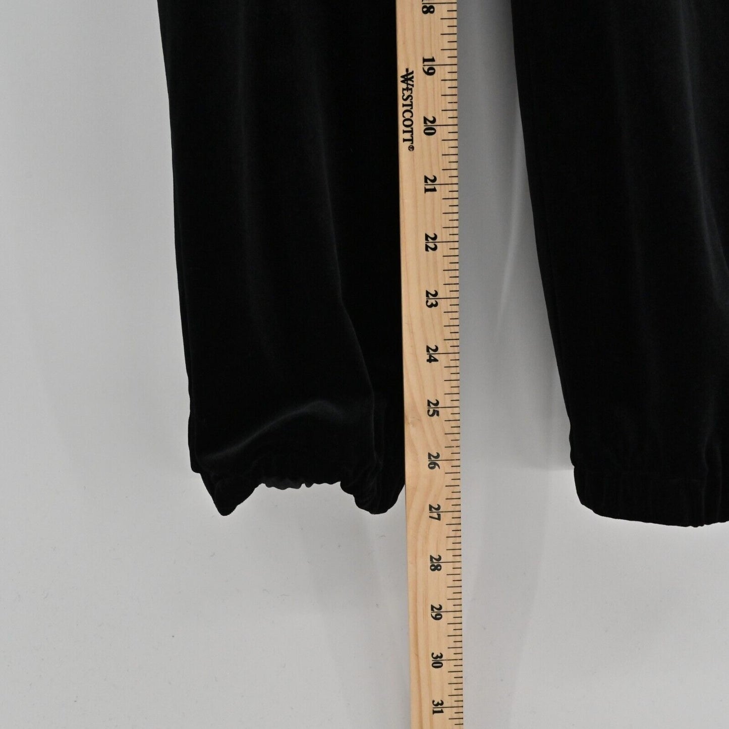 N PHILANTHROPY Jumpsuit Womens Sz S Velour Viper in Black Cat Surplice Neckline
