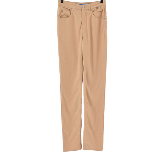 ESCADA Jeans Womens Sz 34 Sport High Waisted Skinny Stretch Jeggings Beige Denim