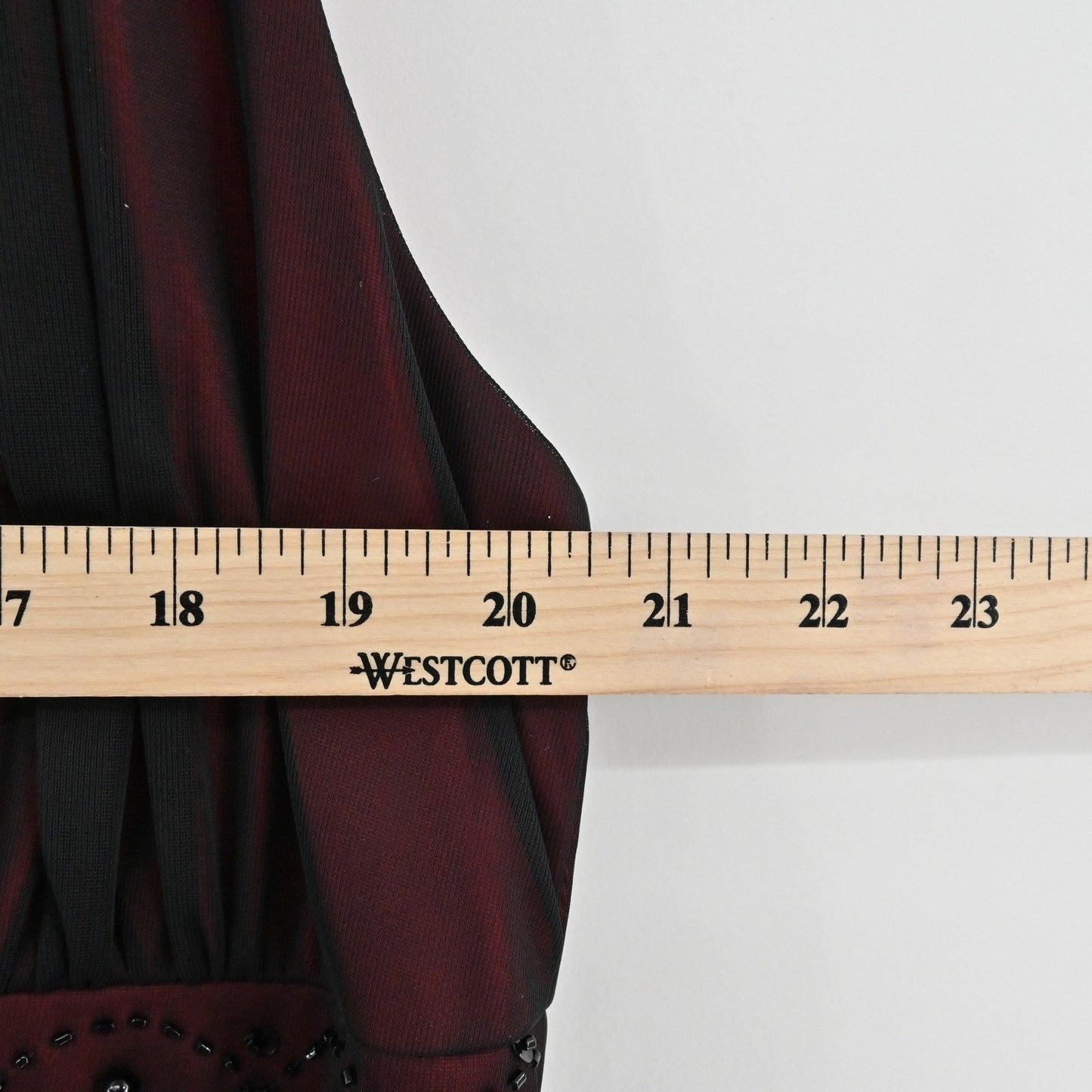 LA NOUVELLE RENAISSANCE Mesh Dress Size 10 Dark Romantic Black Red Embellished