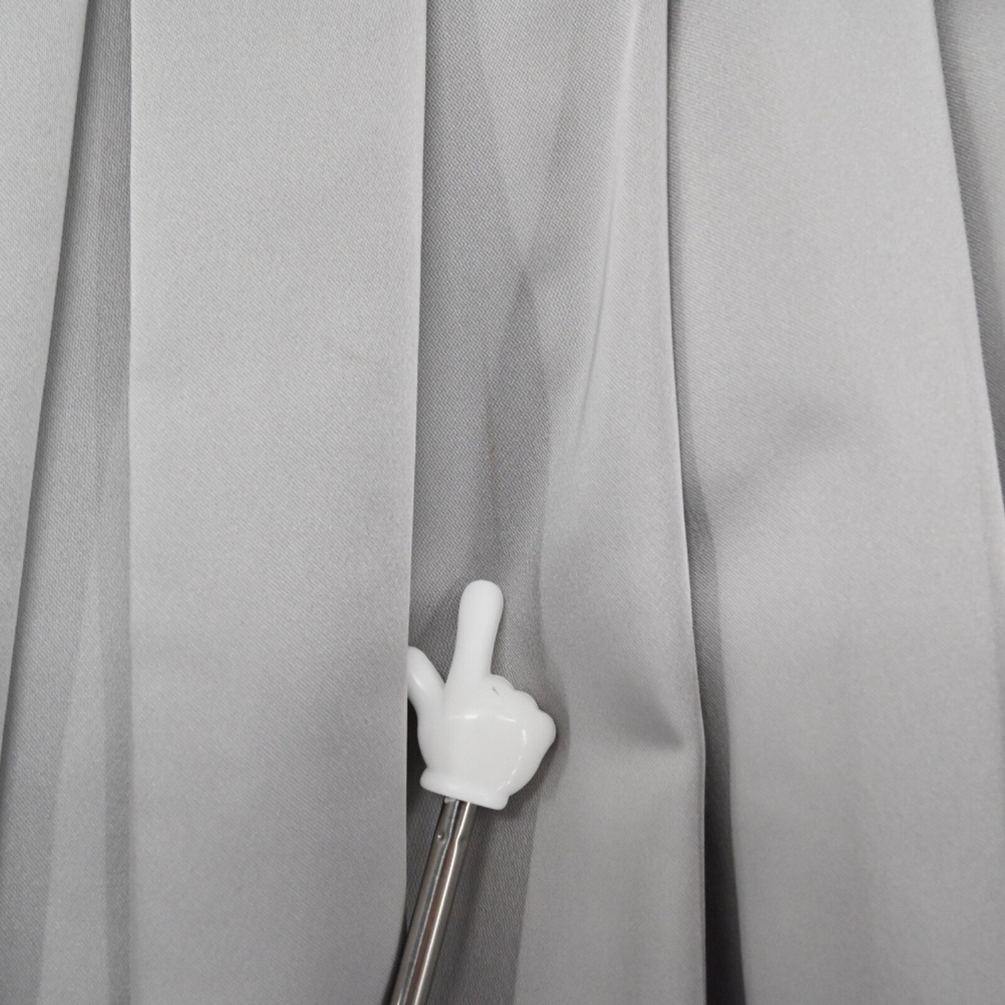 ZARA Womens Silver Pleated Skirt Size XS Satin Academia Preppy Office Career