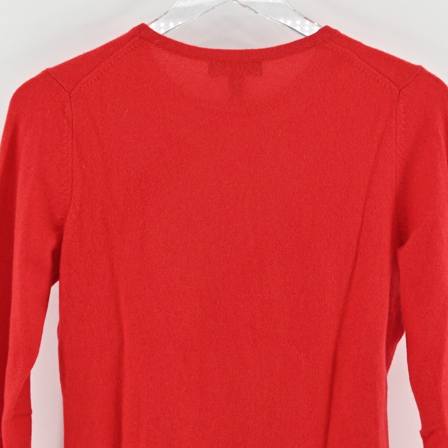 Charter Club Womens Cashmere Sweater Size S Red Crew Neck Cozy Quiet Luxury