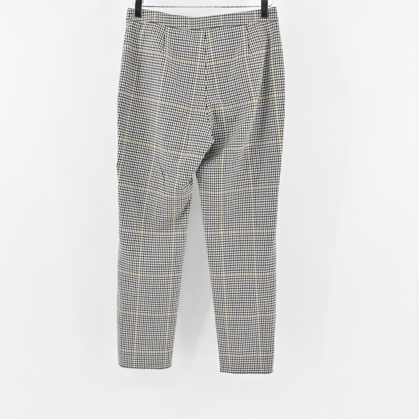 THEORY Pants Womens Size 2 Clean Straight Slit Dale Portland Plaid Wool Academia