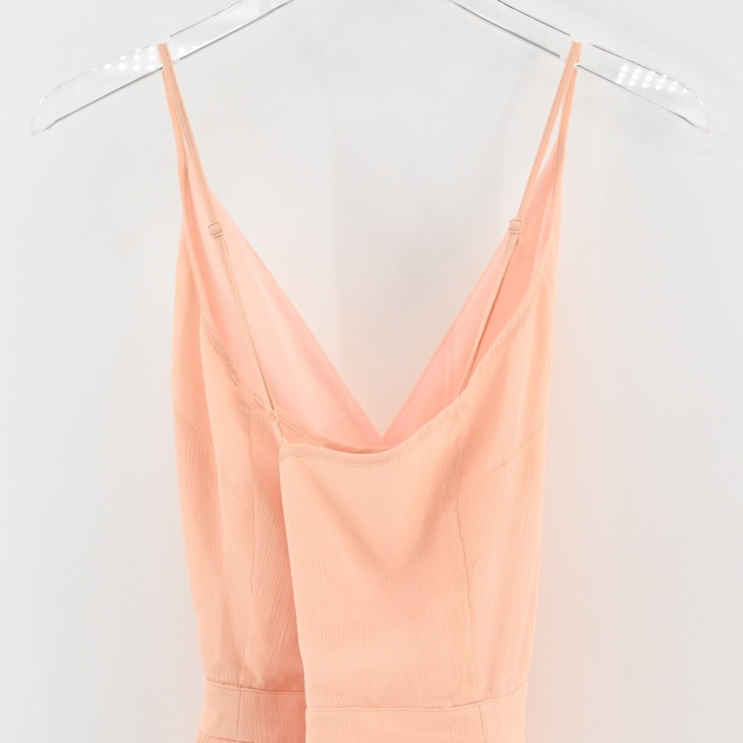 Lovers Friends Soulmate Faux Wrap Mini Dress Size XS Peach Lace Ethereal Revolve