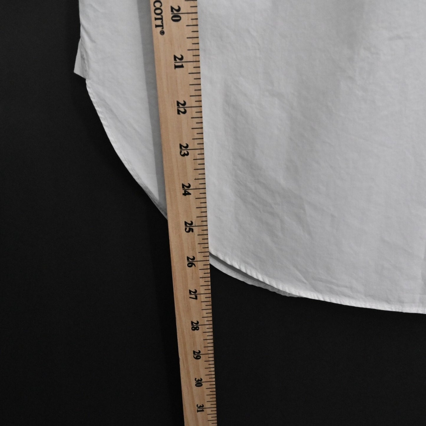 COS Womens Cotton Silk Top Size EUR 36 White Ivory Ruffle Neck Detail Blouse