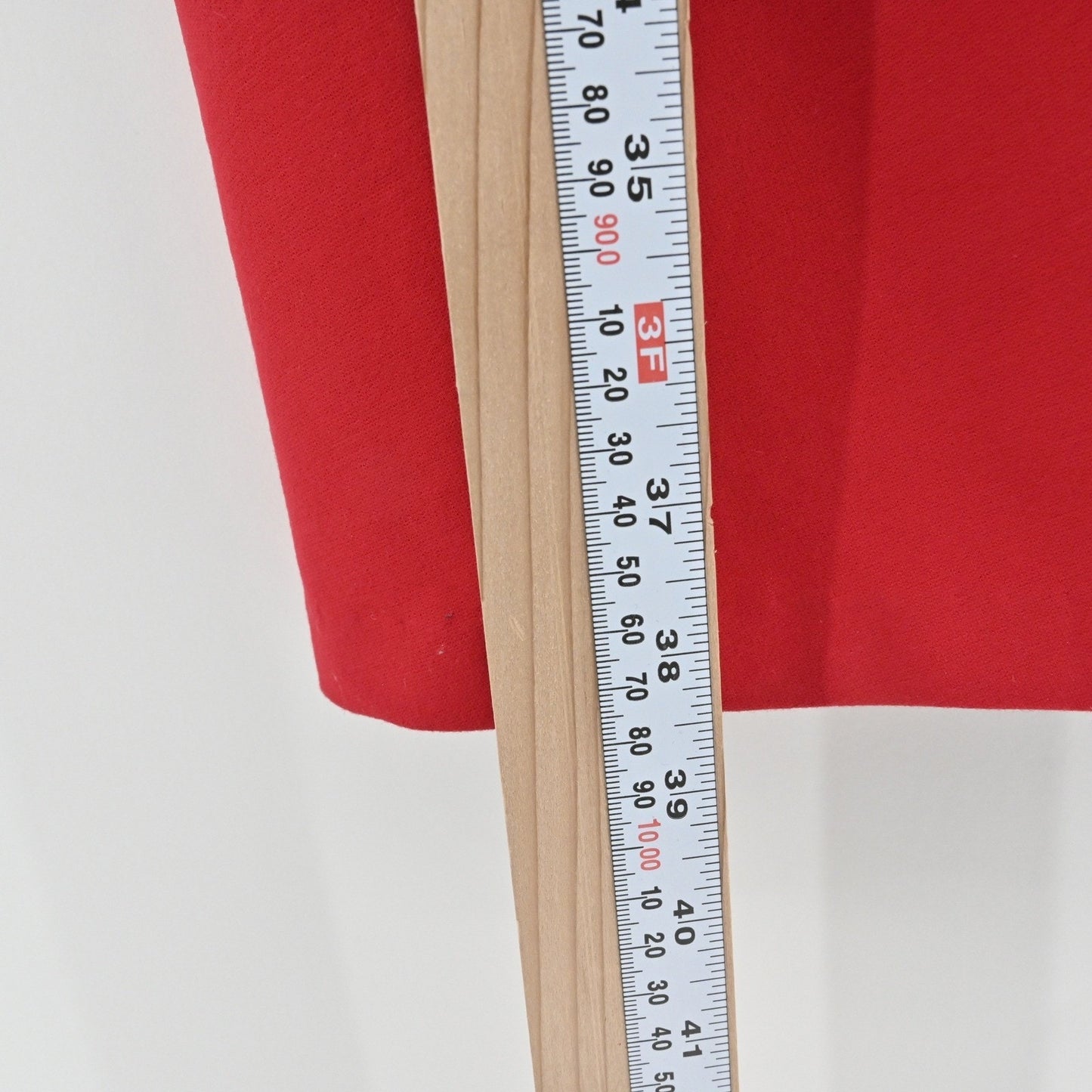 Vtg CACHE Dress Size 10 Sheath Red Elegant Ruched Flattering Office Career Chic